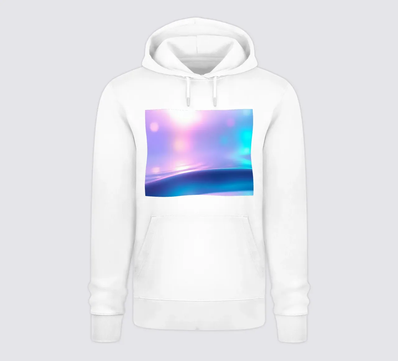 Curve morbide e pastello ed effetti di luce da sogno felpa con cappuccio da DesignDoodle