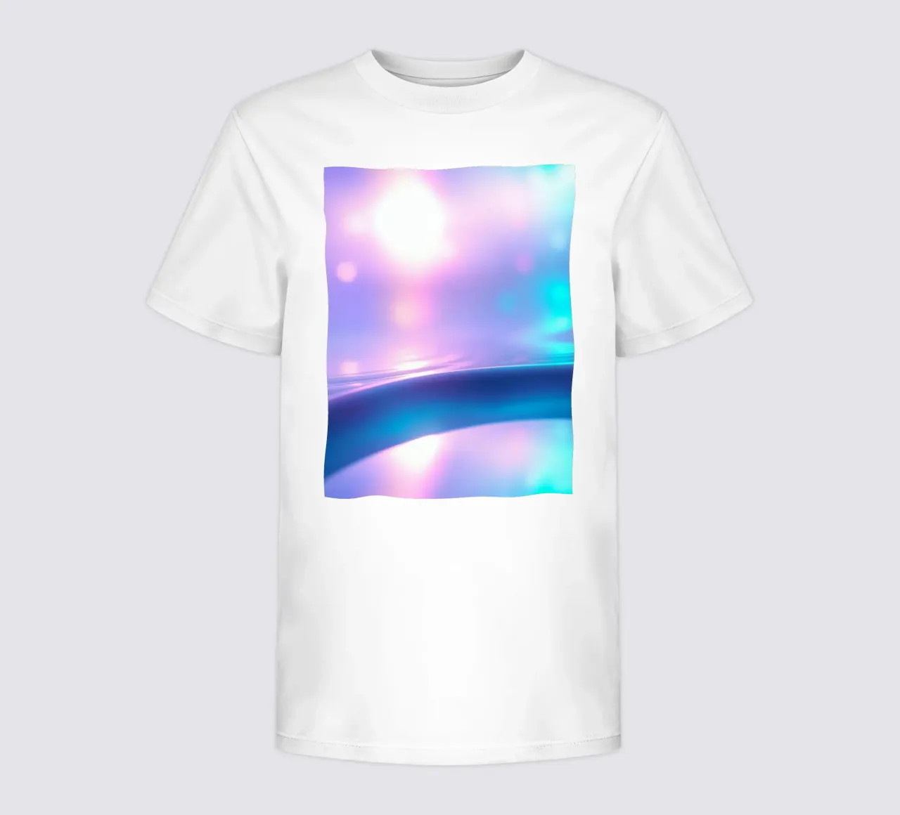 Courbes douces et pastel et effets de lumière rêveurs t-shirt enfant de DesignDoodle