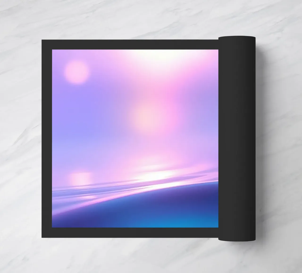 Curve morbide e pastello ed effetti di luce da sogno zerbino da DesignDoodle