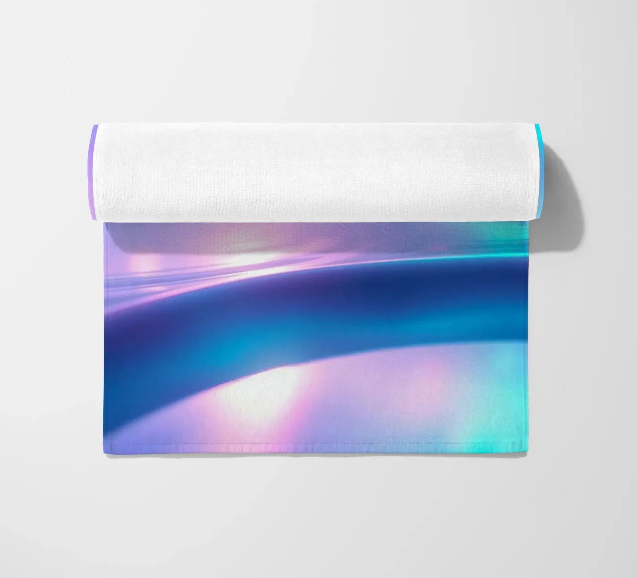 Curve morbide e pastello ed effetti di luce da sogno telo mare da DesignDoodle