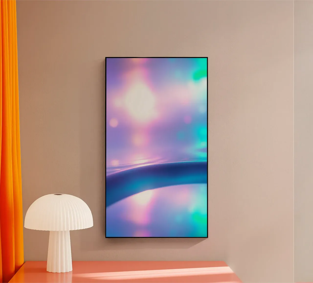 Curve morbide e pastello ed effetti di luce da sogno plexiglass da DesignDoodle