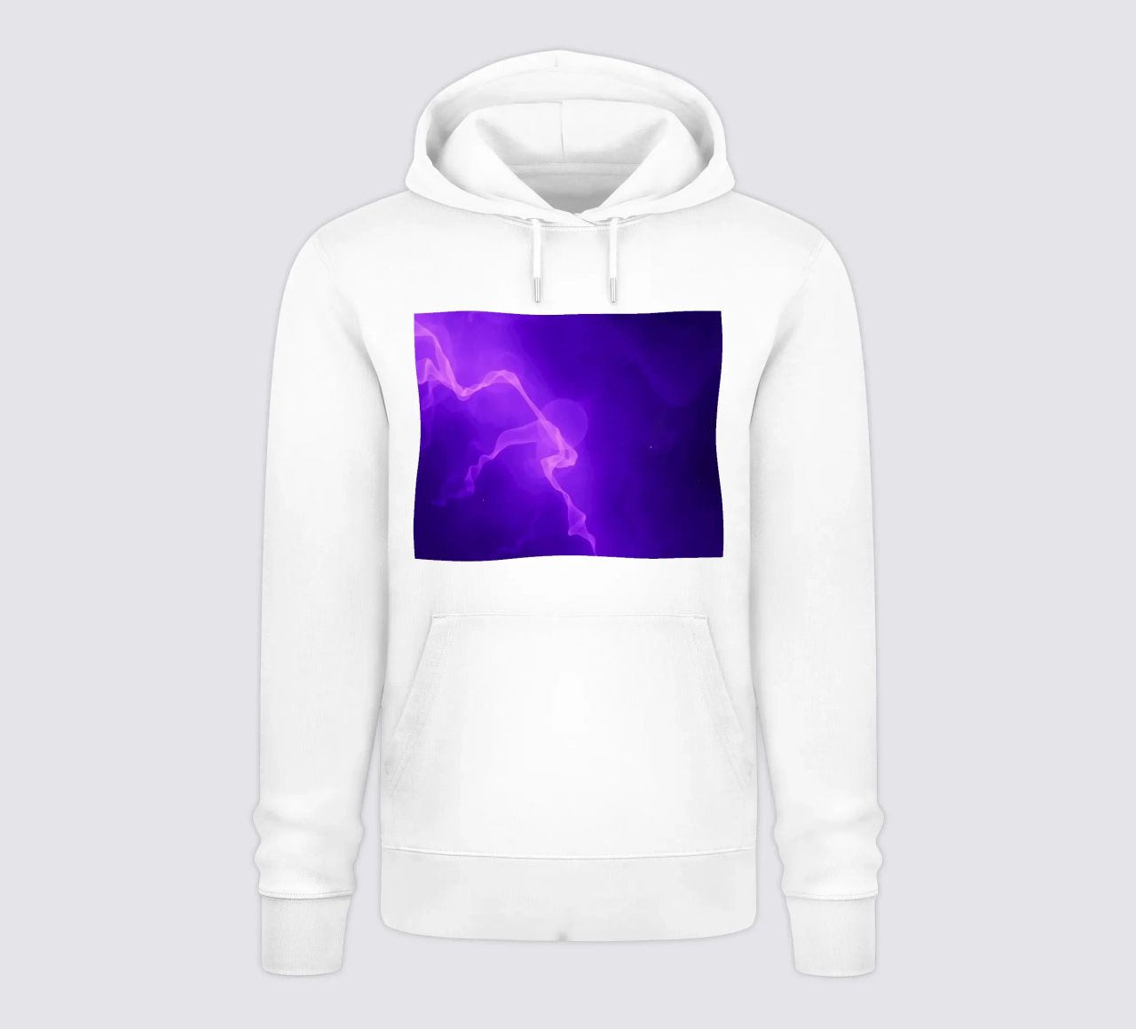sfondo astratto viola con linee fluide felpa con cappuccio da DesignDoodle