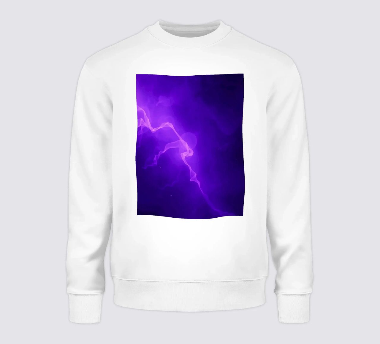 sfondo astratto viola con linee fluide felpa da DesignDoodle