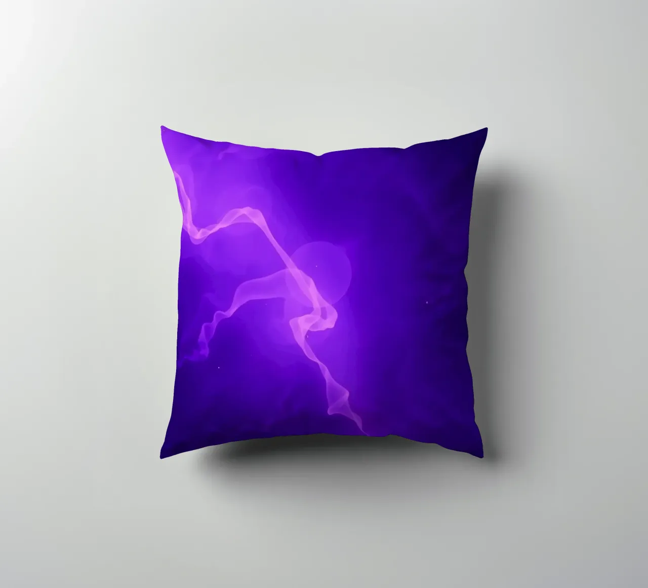 sfondo astratto viola con linee fluide cuscino da DesignDoodle