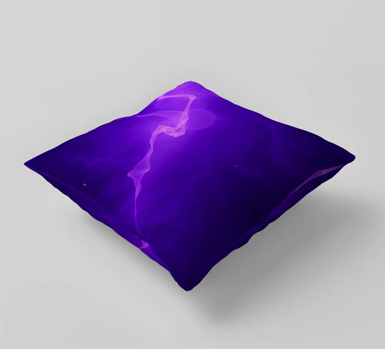 sfondo astratto viola con linee fluide cuscino da DesignDoodle