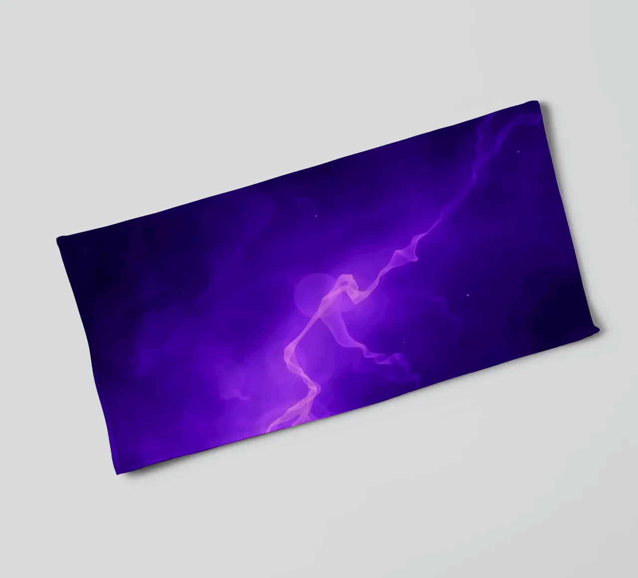 purple abstract background with flowing lines towel by DesignDoodle