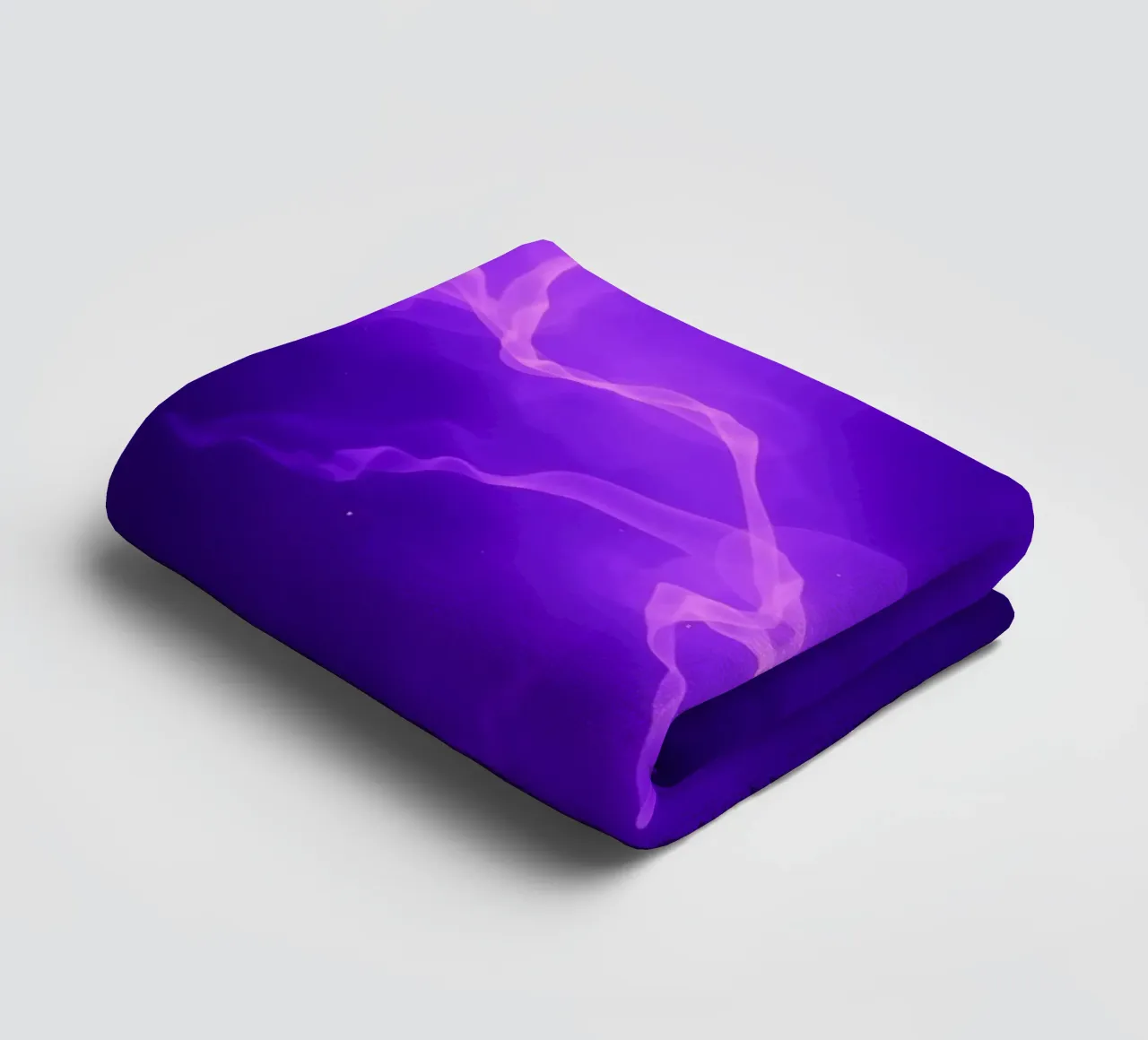 purple abstract background with flowing lines towel by DesignDoodle