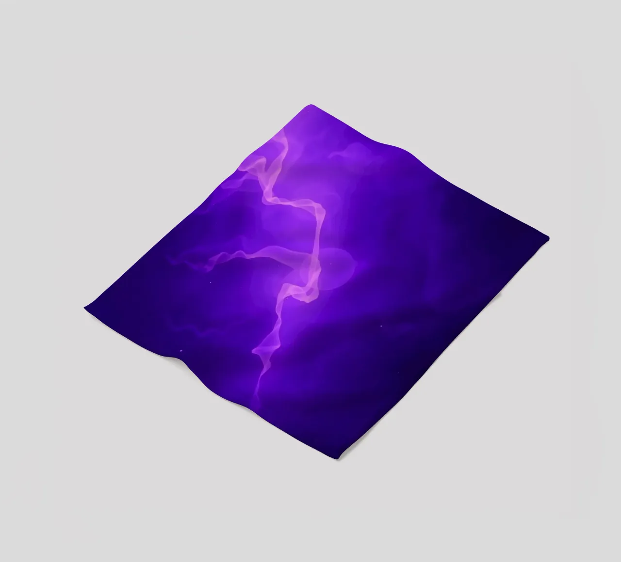 sfondo astratto viola con linee fluide coperta in pile da DesignDoodle