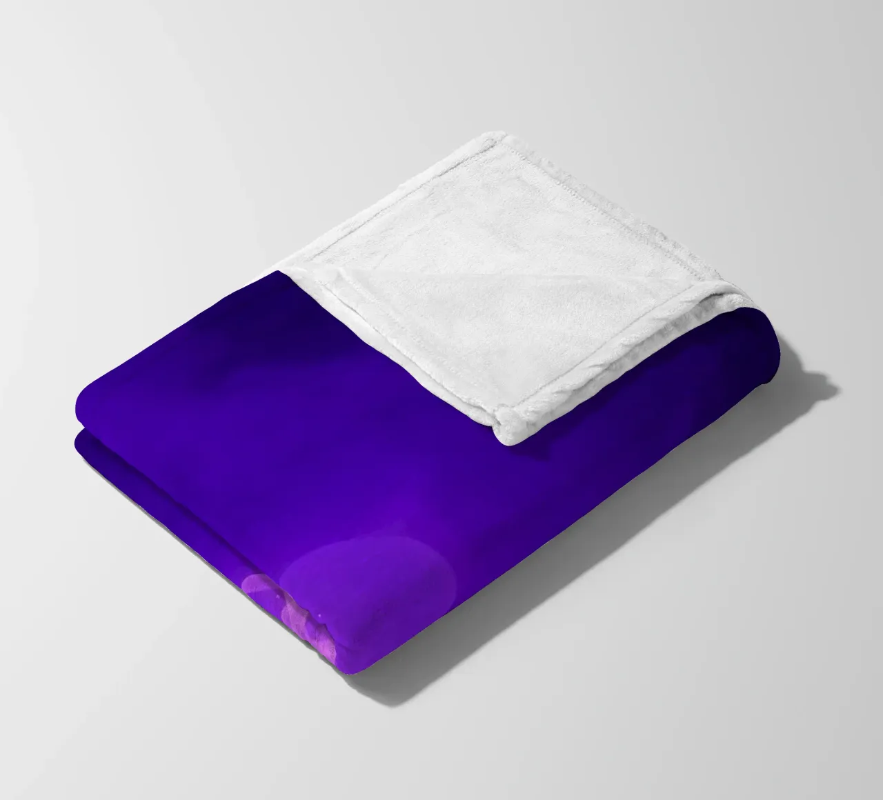 sfondo astratto viola con linee fluide coperta in pile da DesignDoodle