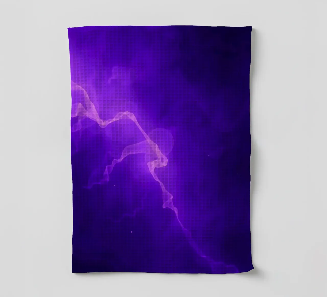 sfondo astratto viola con linee fluide canovaccio da cucina da DesignDoodle
