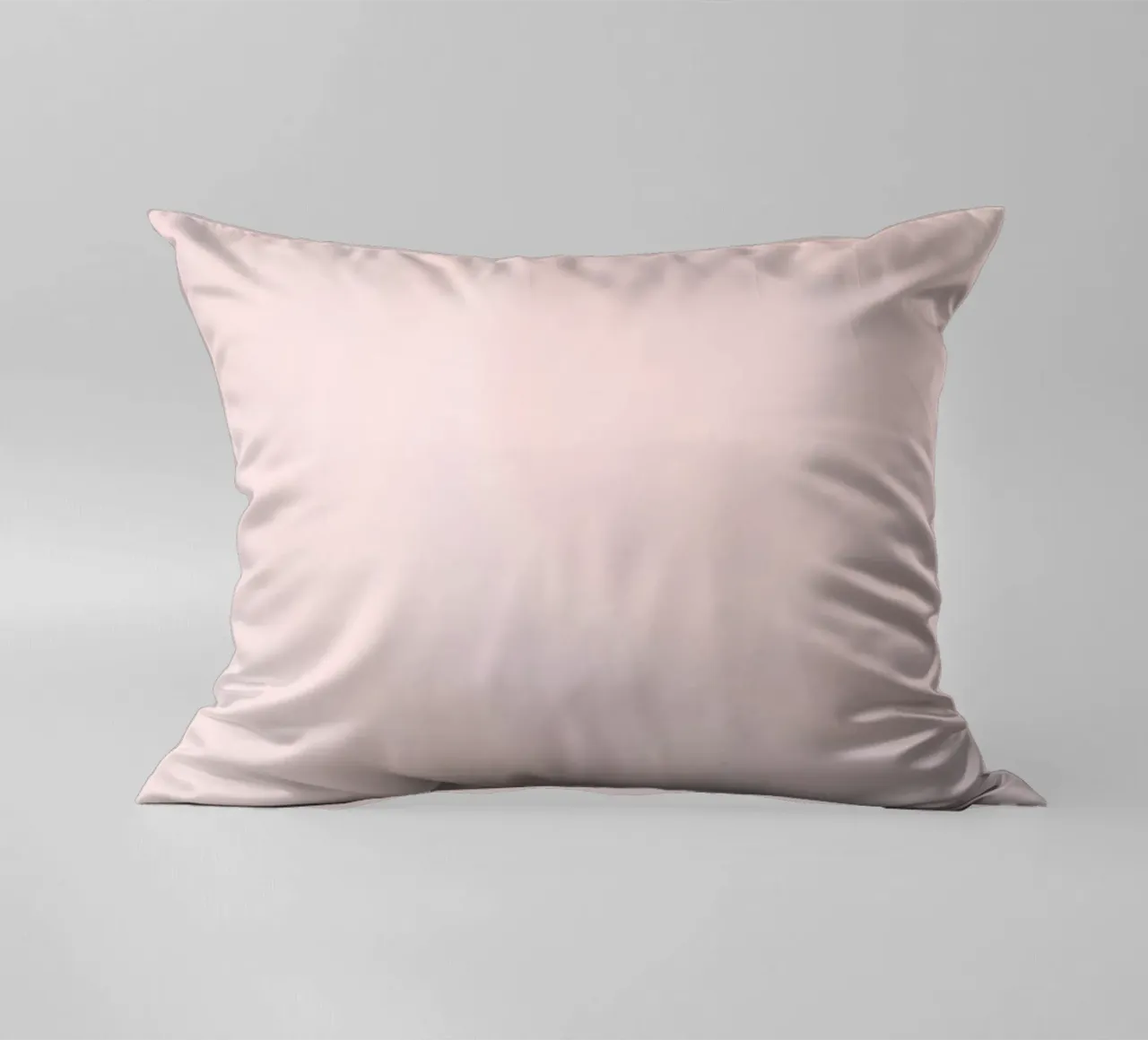 Soft pastel pink with gentle and smooth textures decorative cushion by DesignDoodle