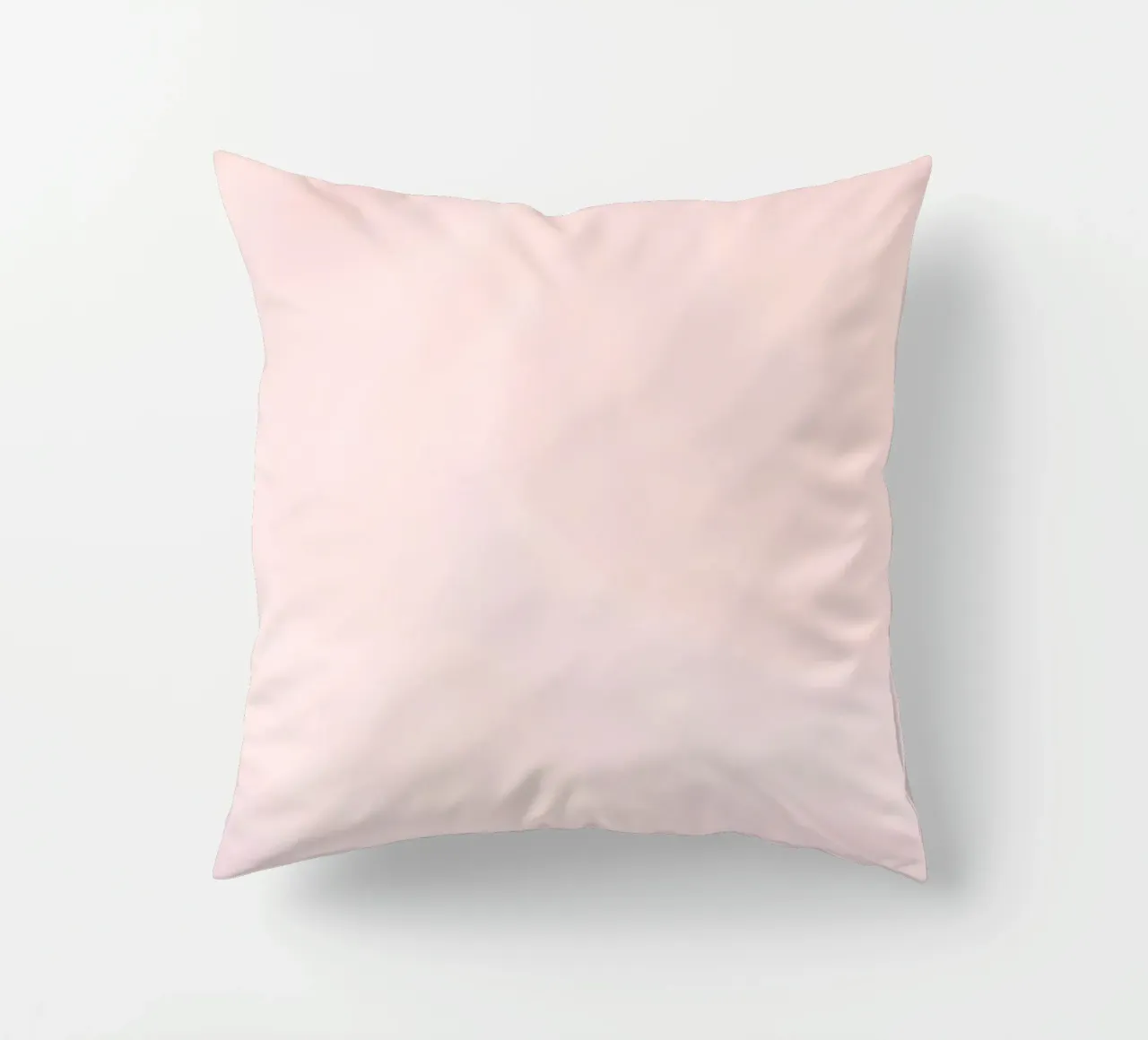 Soft pastel pink with gentle and smooth textures decorative cushion by DesignDoodle