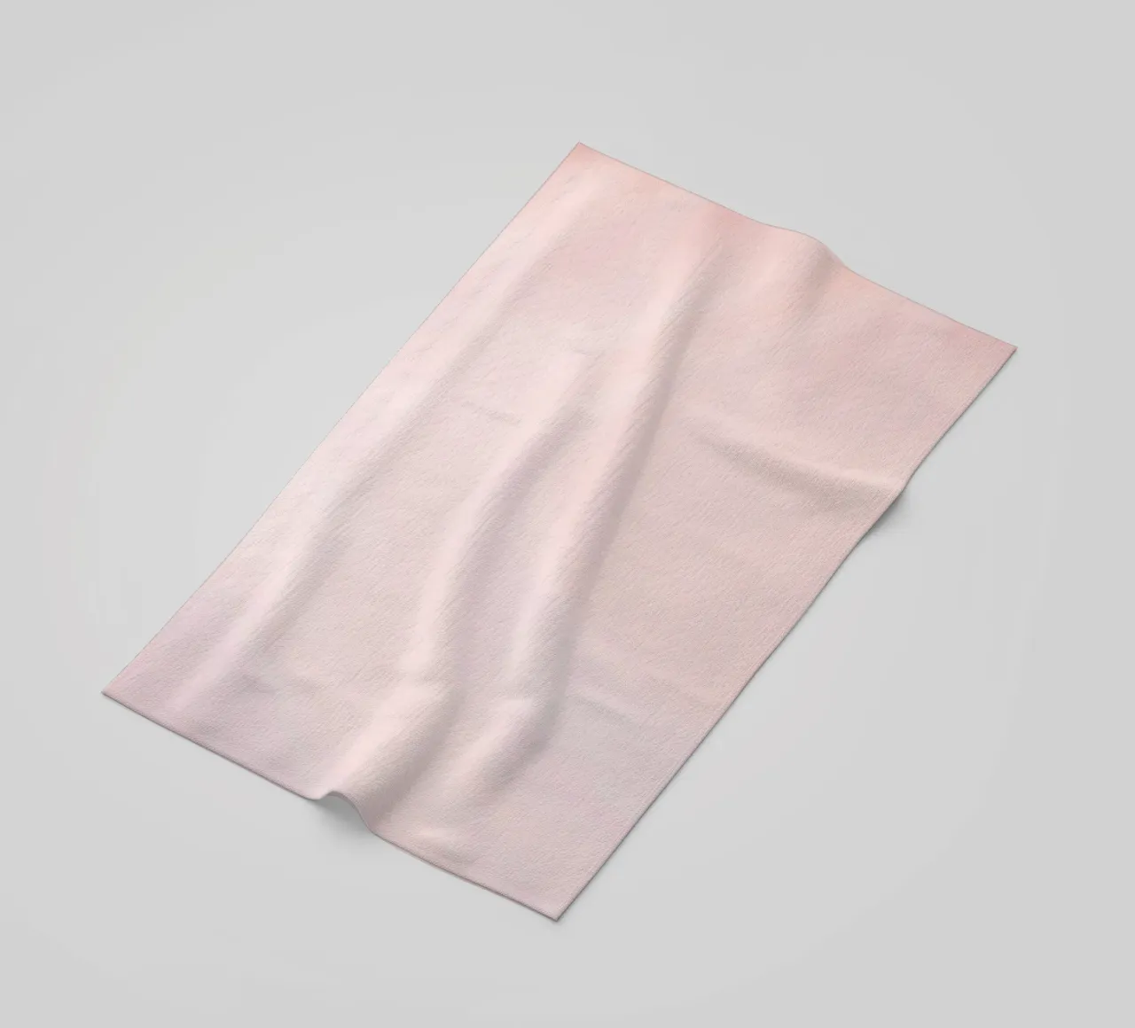 Soft pastel pink with gentle and smooth textures beach towel by DesignDoodle
