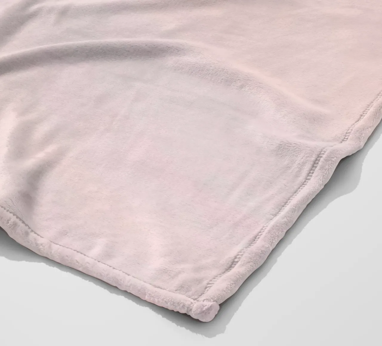 Soft pastel pink with gentle and smooth textures fleece blanket by DesignDoodle
