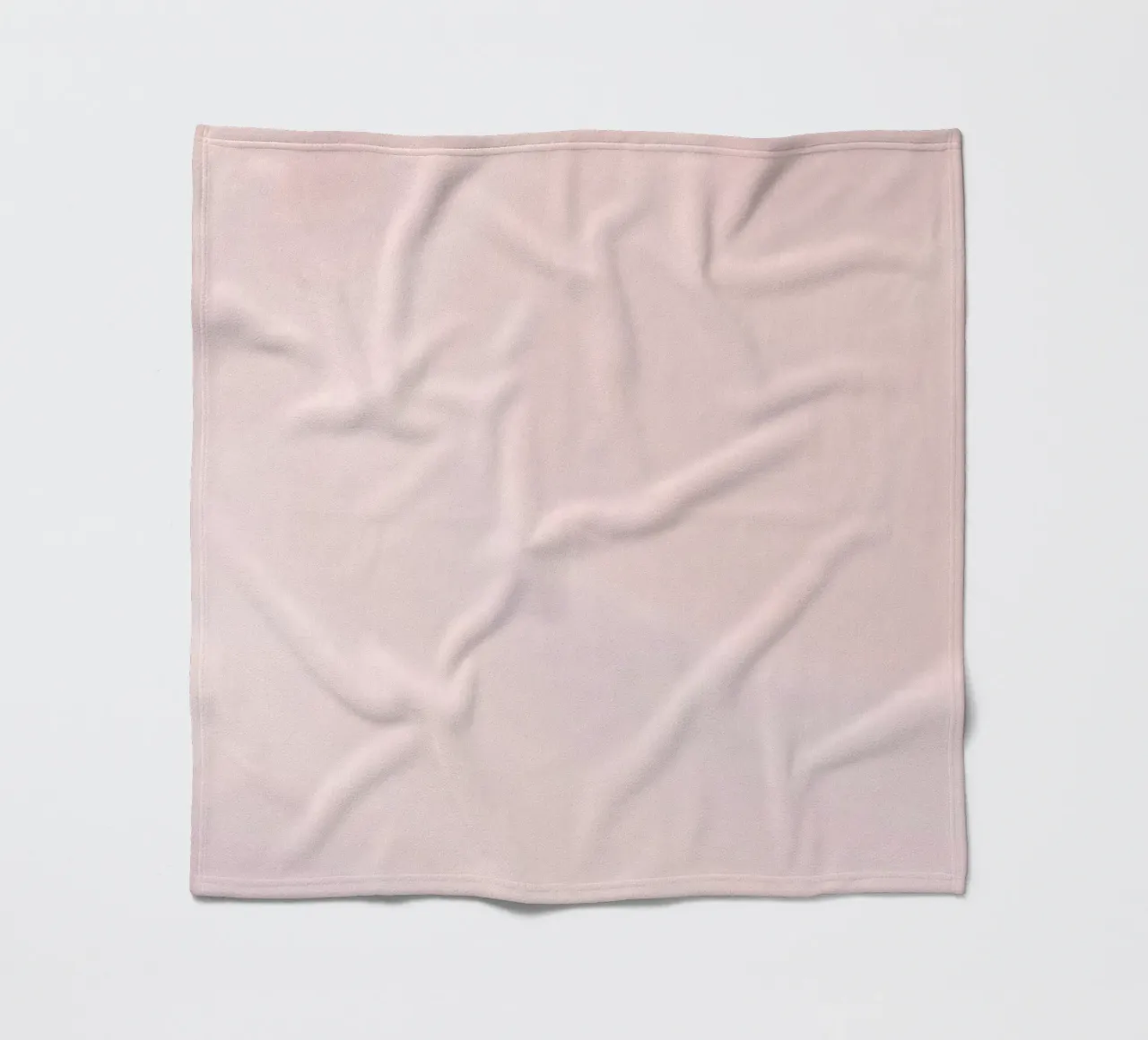 Soft pastel pink with gentle and smooth textures fleece blanket by DesignDoodle