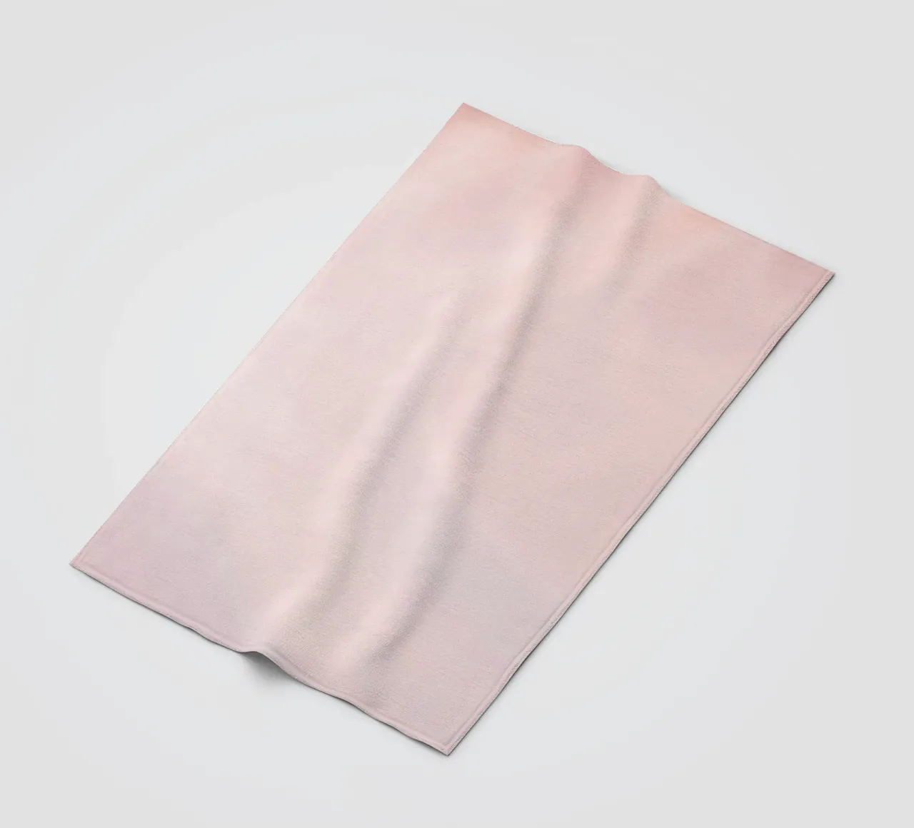 Soft pastel pink with gentle and smooth textures fleece blanket by DesignDoodle