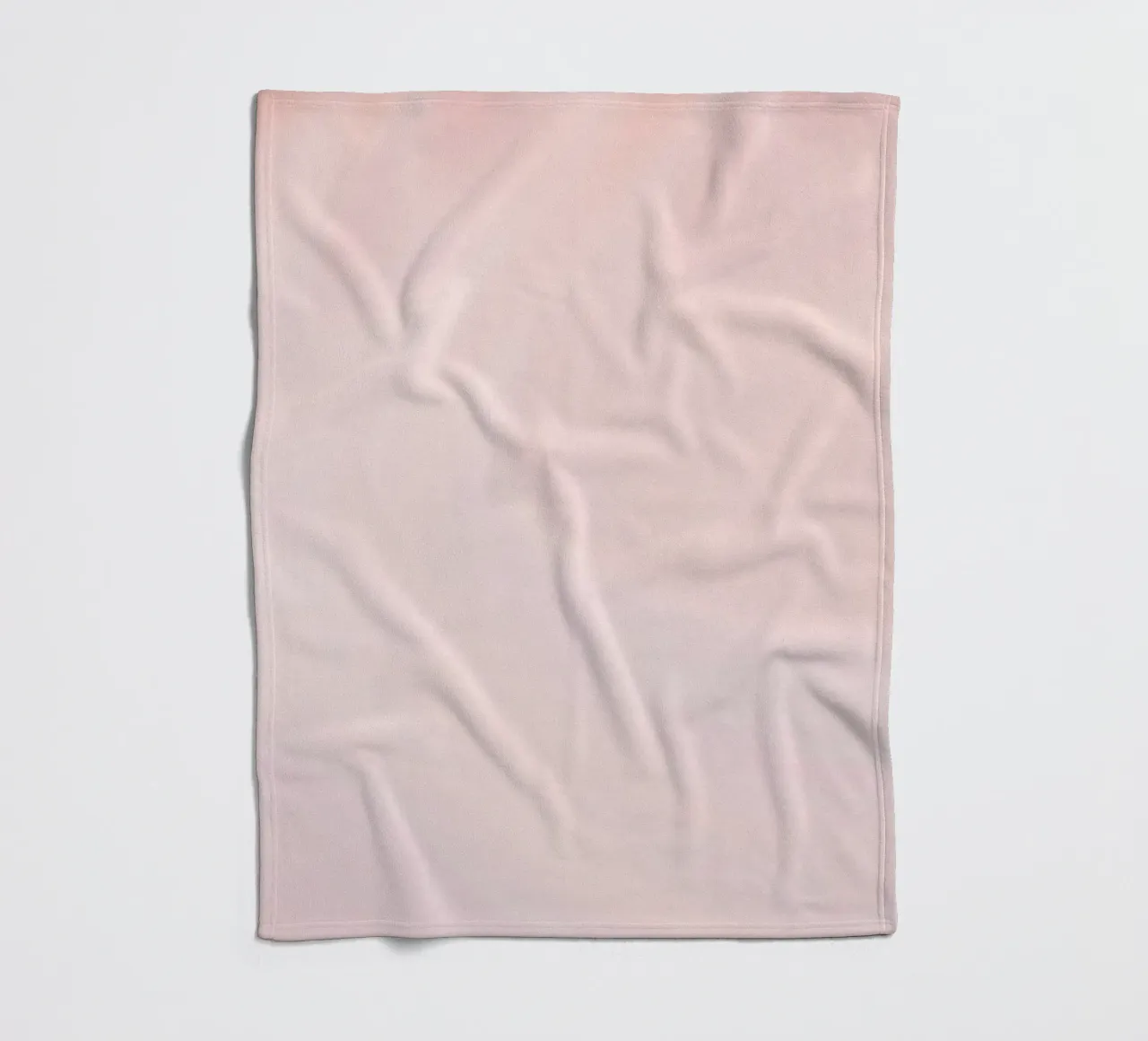 Soft pastel pink with gentle and smooth textures fleece blanket by DesignDoodle