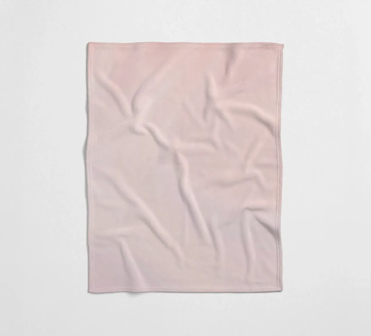 Soft pastel pink with gentle and smooth textures fleece blanket by DesignDoodle