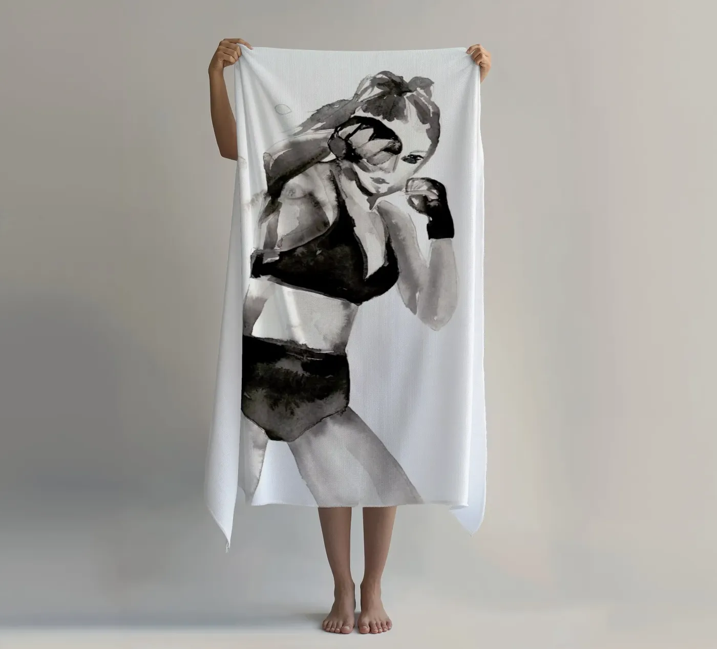 Victrix strandhanddoek van Victoria Verbaan