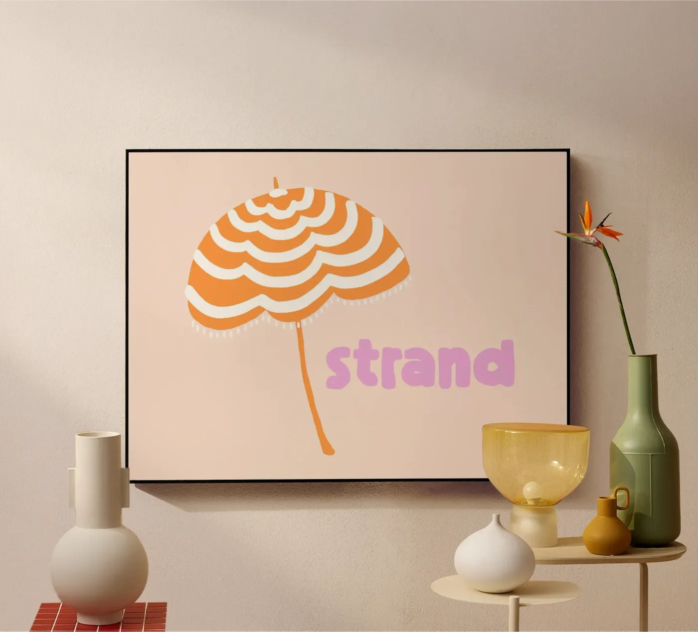 Strand Acryl-Glas von All Colours