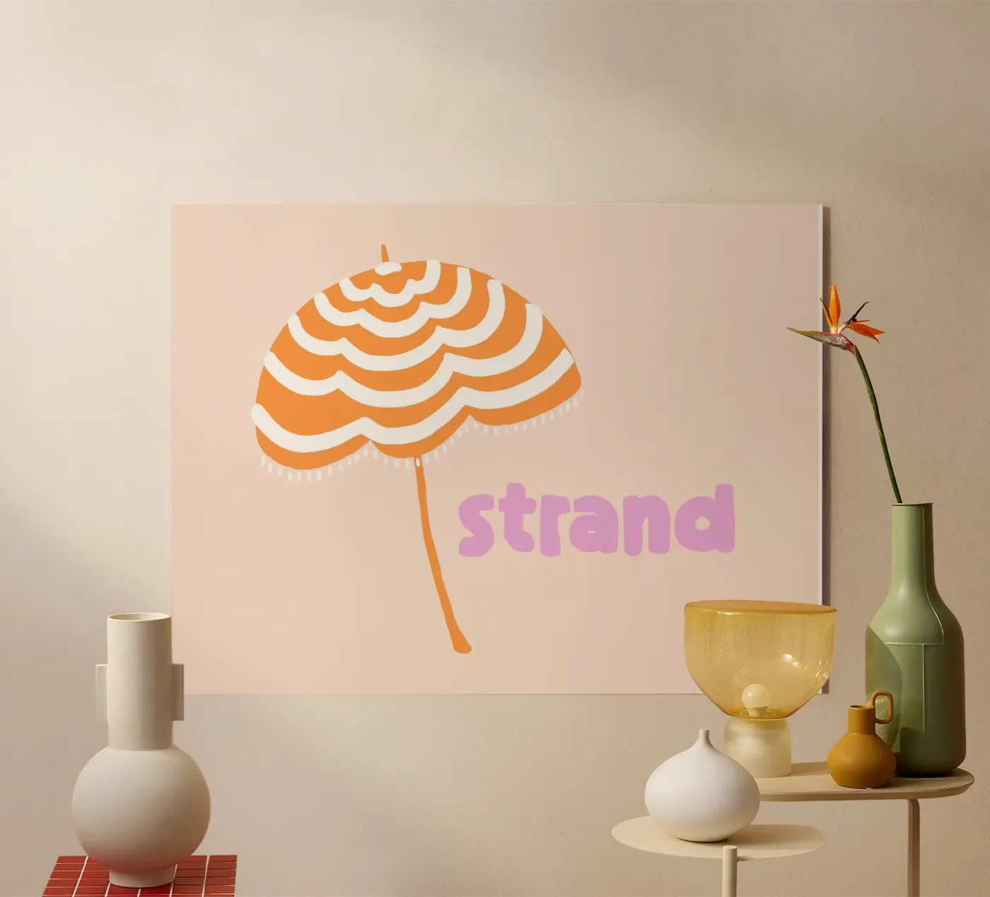 Strand Acryl-Glas von All Colours