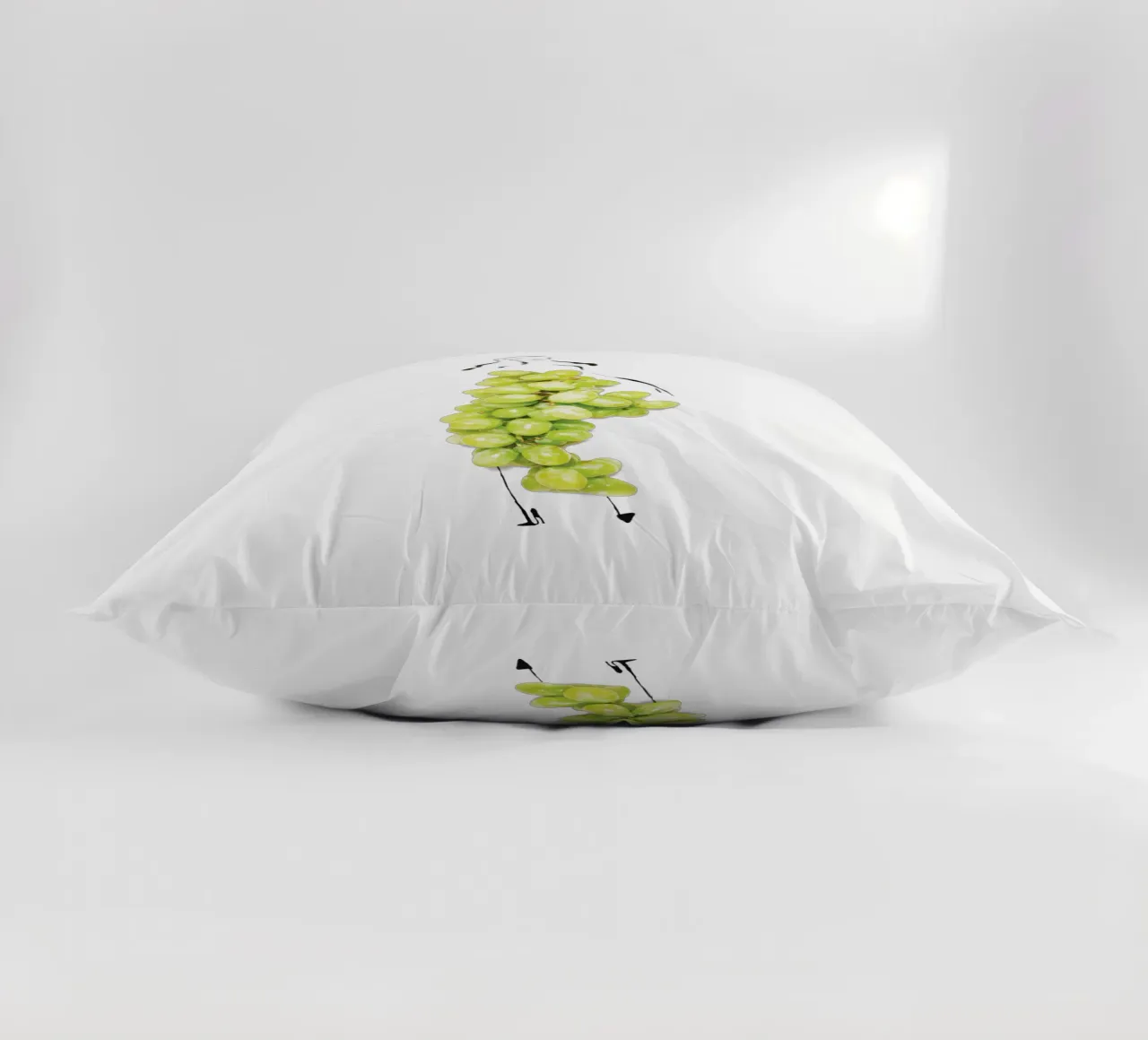 Vino decorative cushion by Gretchen Roehrs