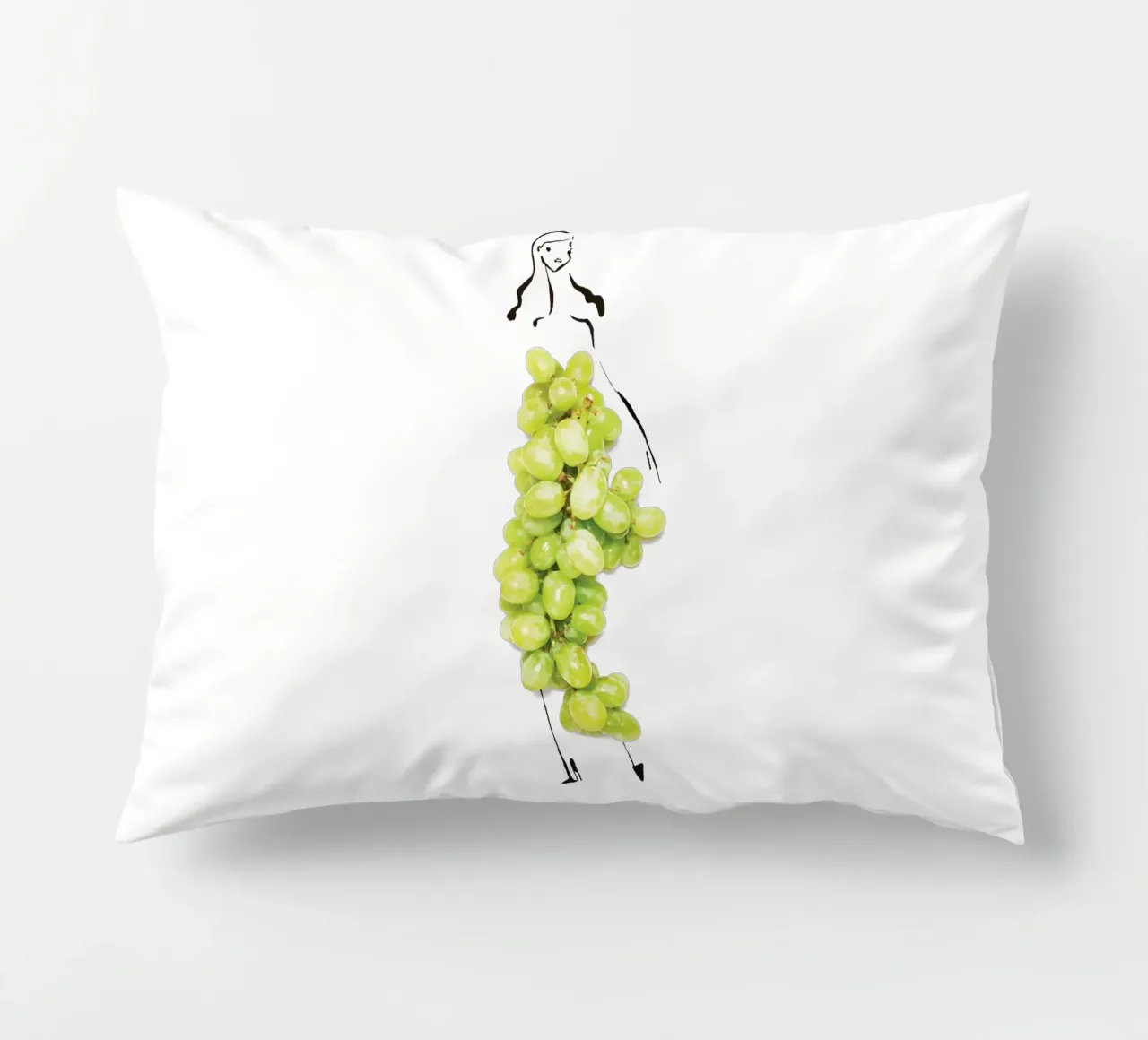 Vino decorative cushion by Gretchen Roehrs