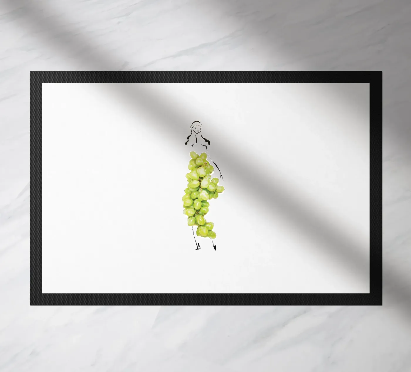 Vino doormat by Gretchen Roehrs