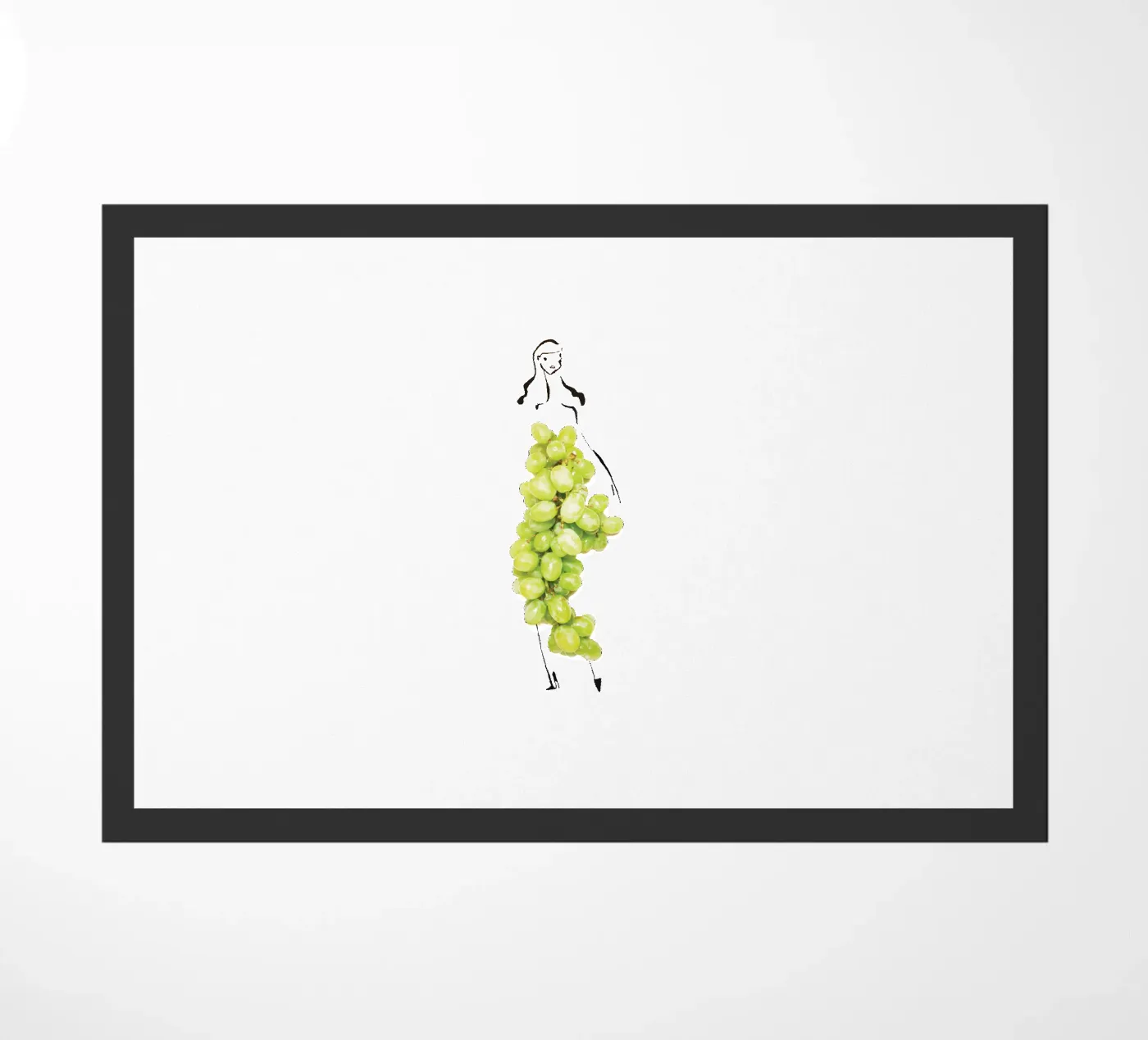 Vino doormat by Gretchen Roehrs