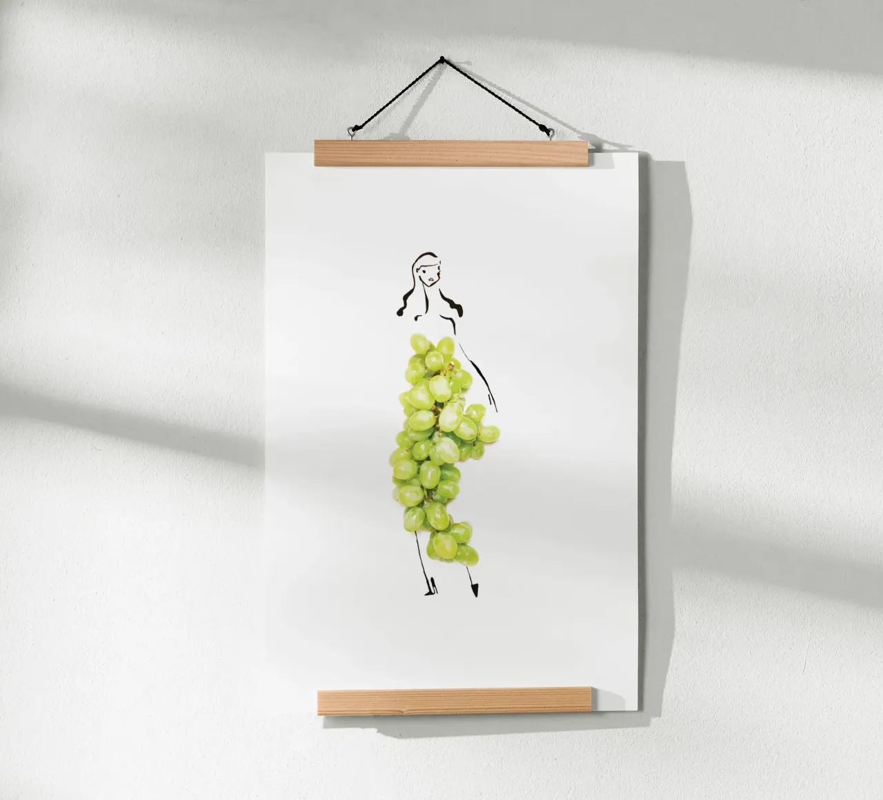 Vino poster con telaio in plastica da Gretchen Roehrs