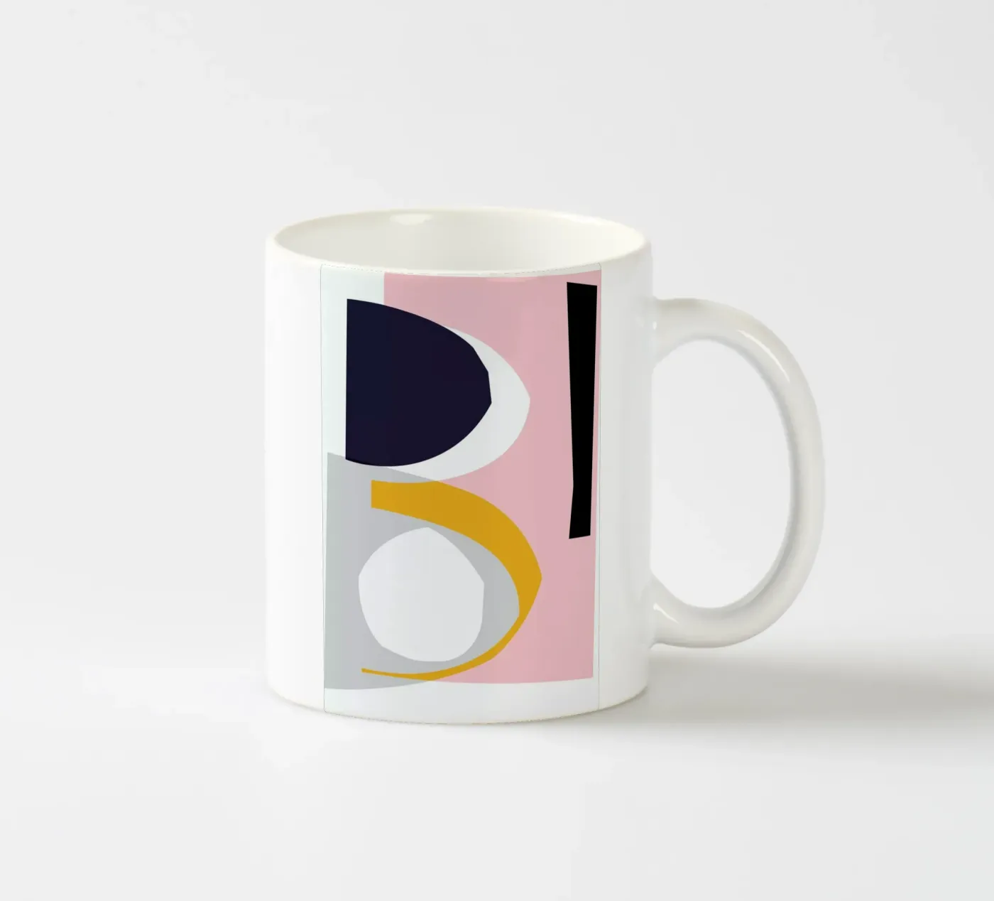 Form 1 ceramic mug by Jonathan Lawes