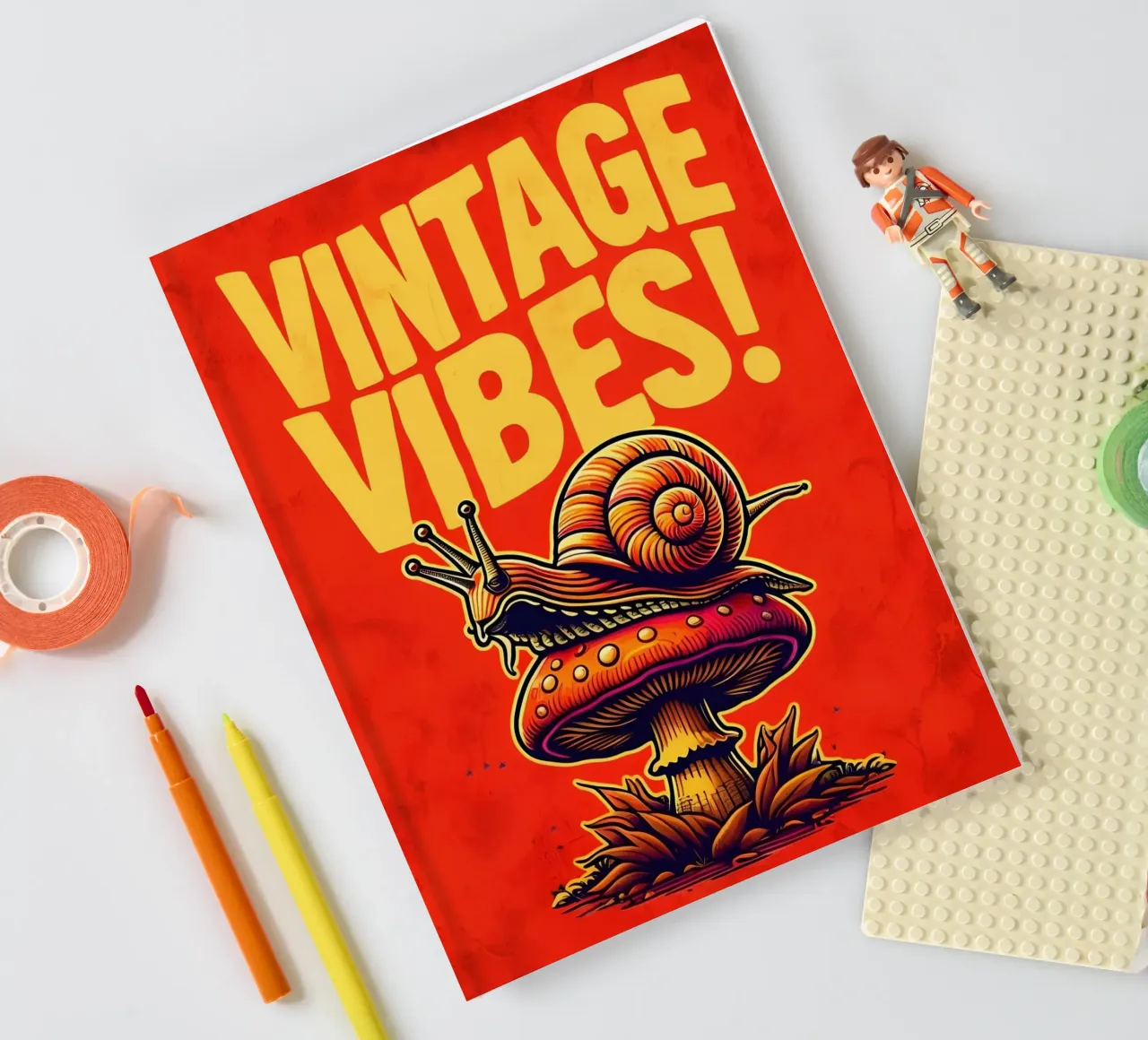 Vintage Vibes notebook by RETRO VINTAGE EDITION