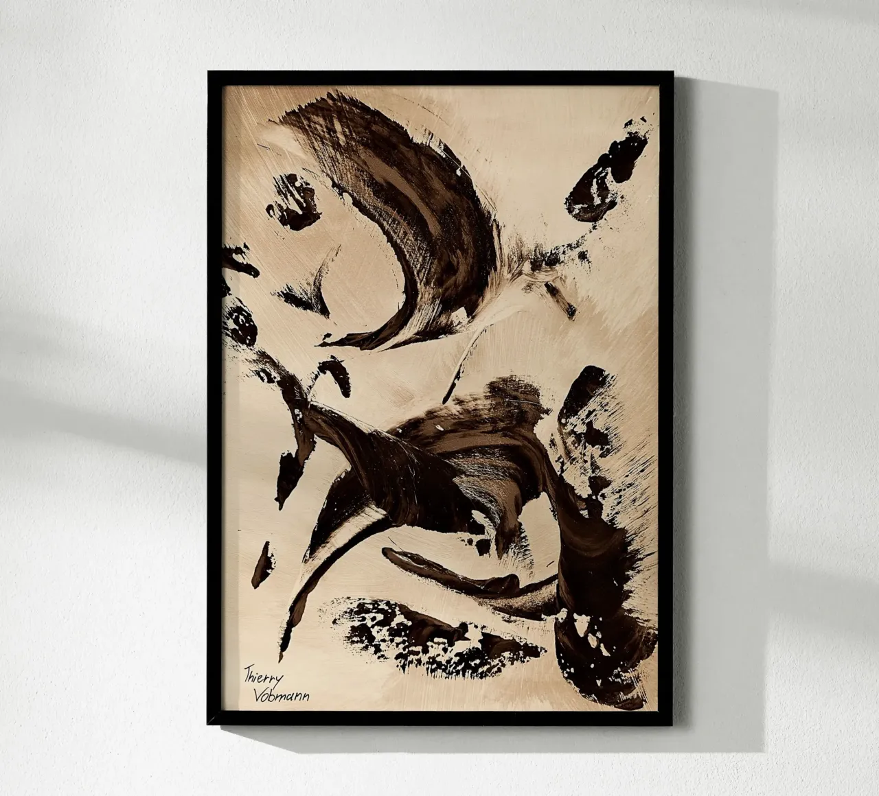 SEPIA 30 poster da Thierry Vobmann Abstract painting