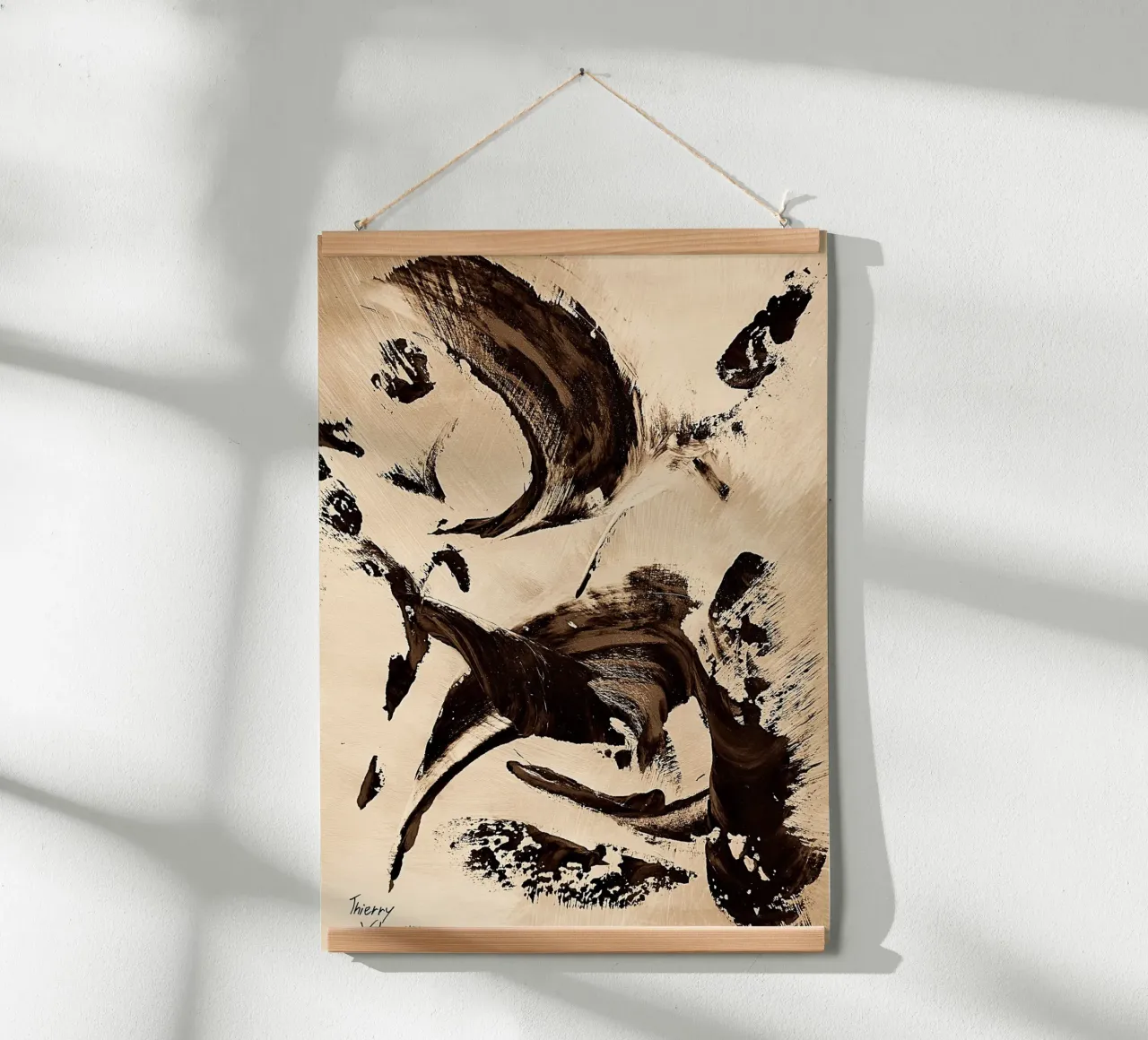 SEPIA 30 poster da Thierry Vobmann Abstract painting