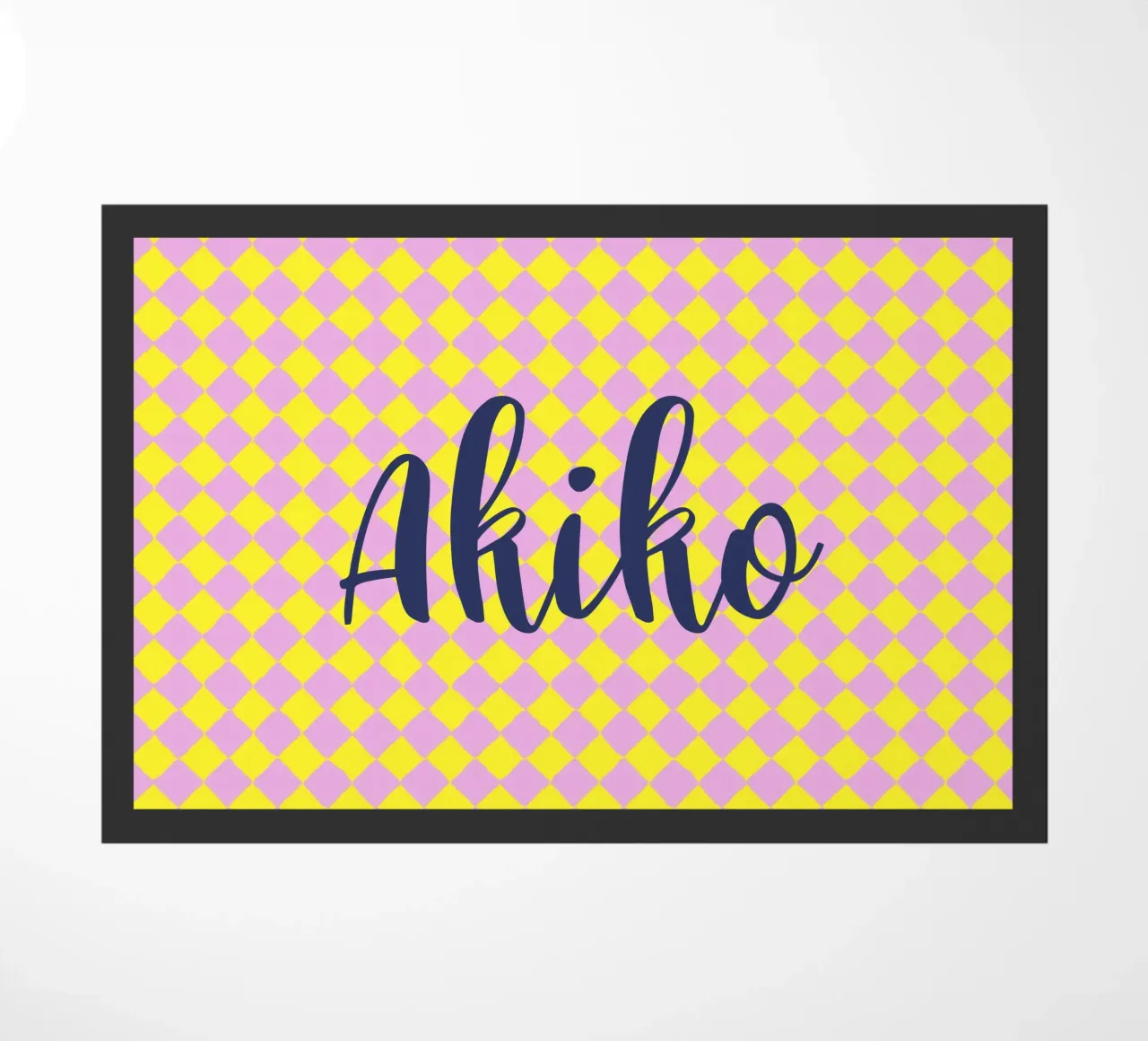 Rosa arlecchino giallo zerbino da All Colours