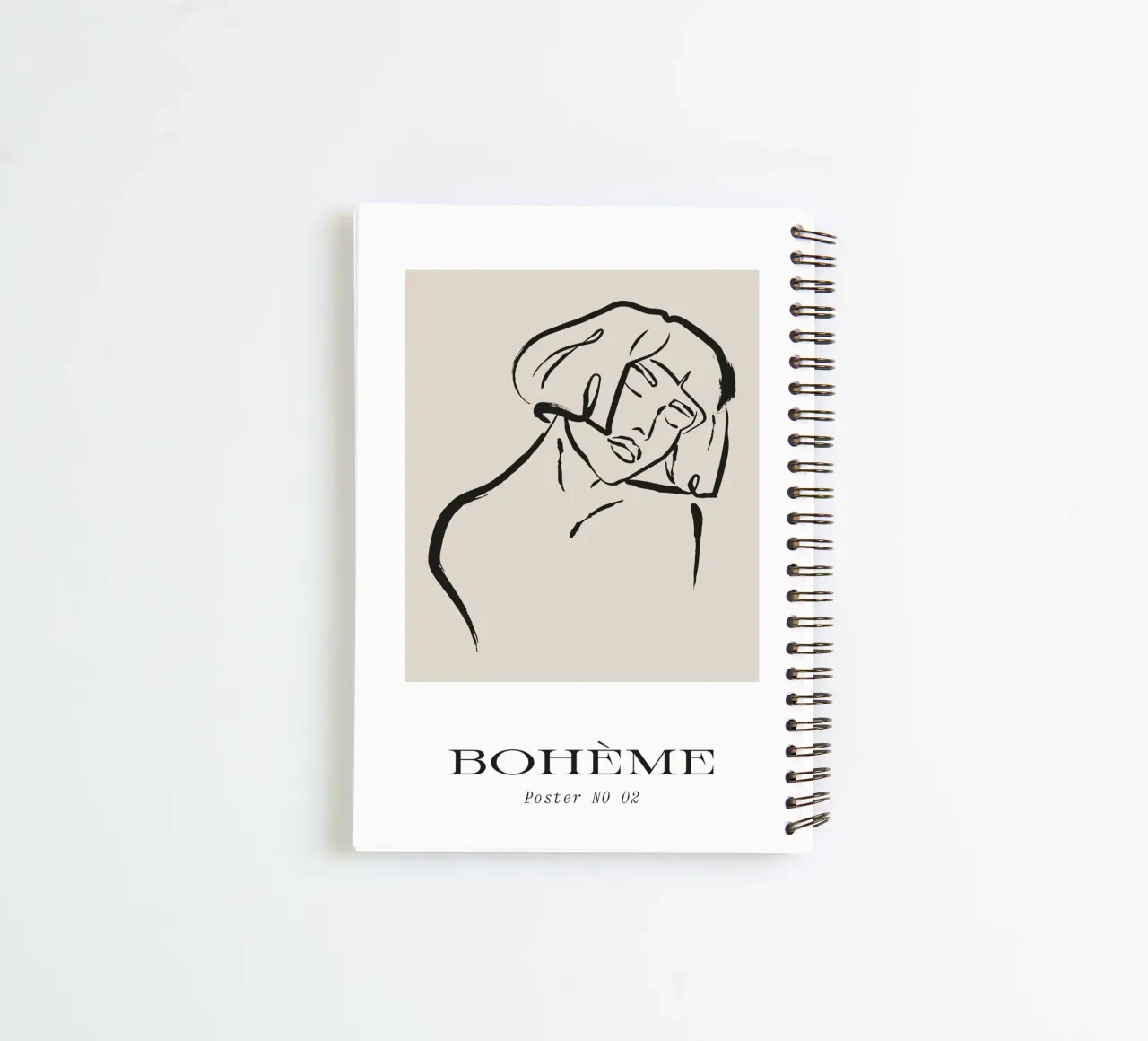 Bohemian Collection No 02 spiral notebook by treechild