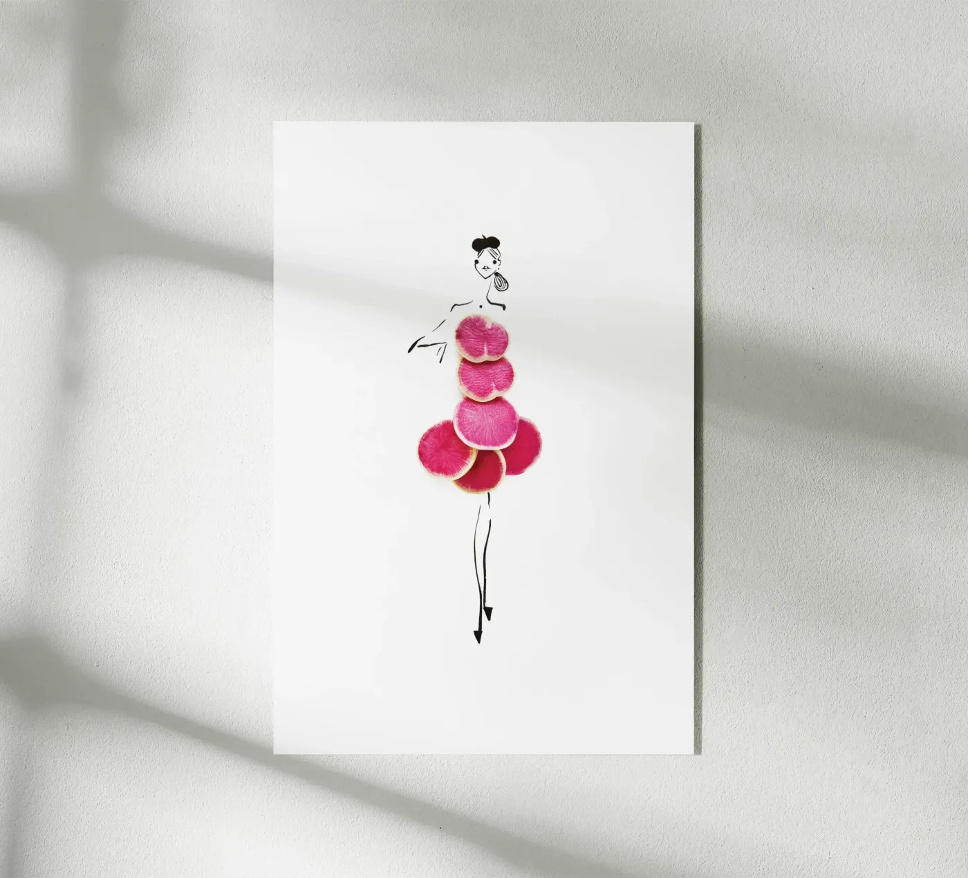 Watermelon Radish plexiglass da Gretchen Roehrs