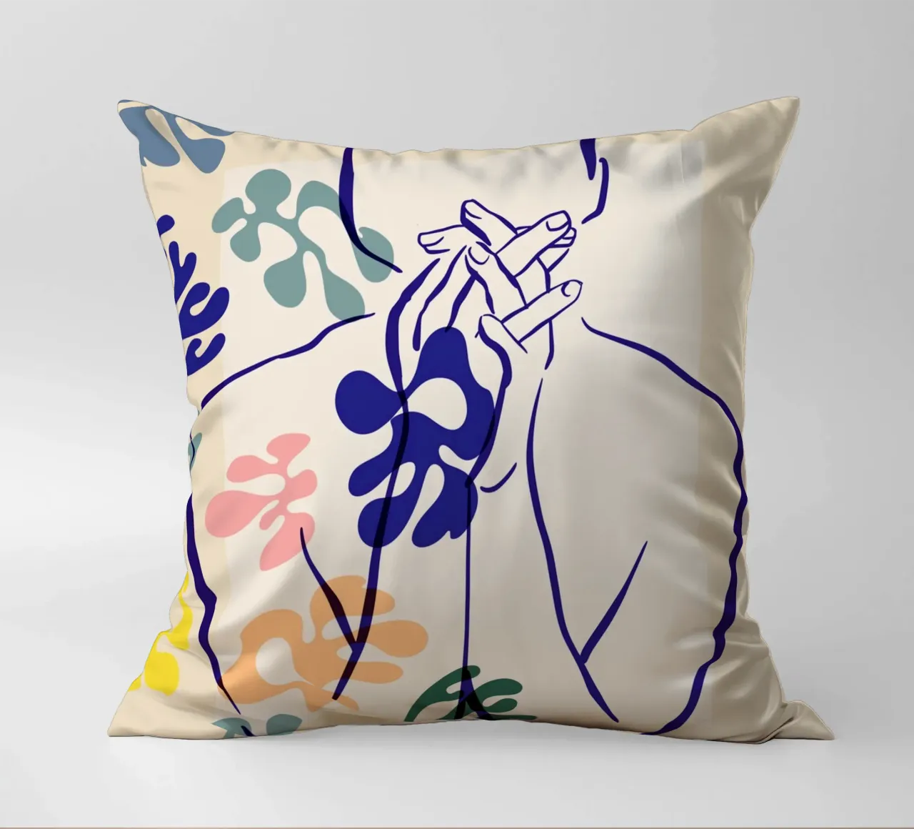 Figural Bloom No 01 cuscino da treechild