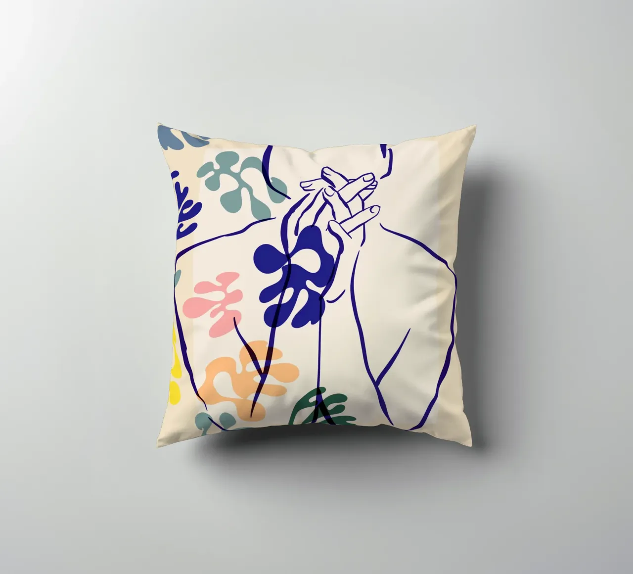 Figural Bloom No 01 cuscino da treechild