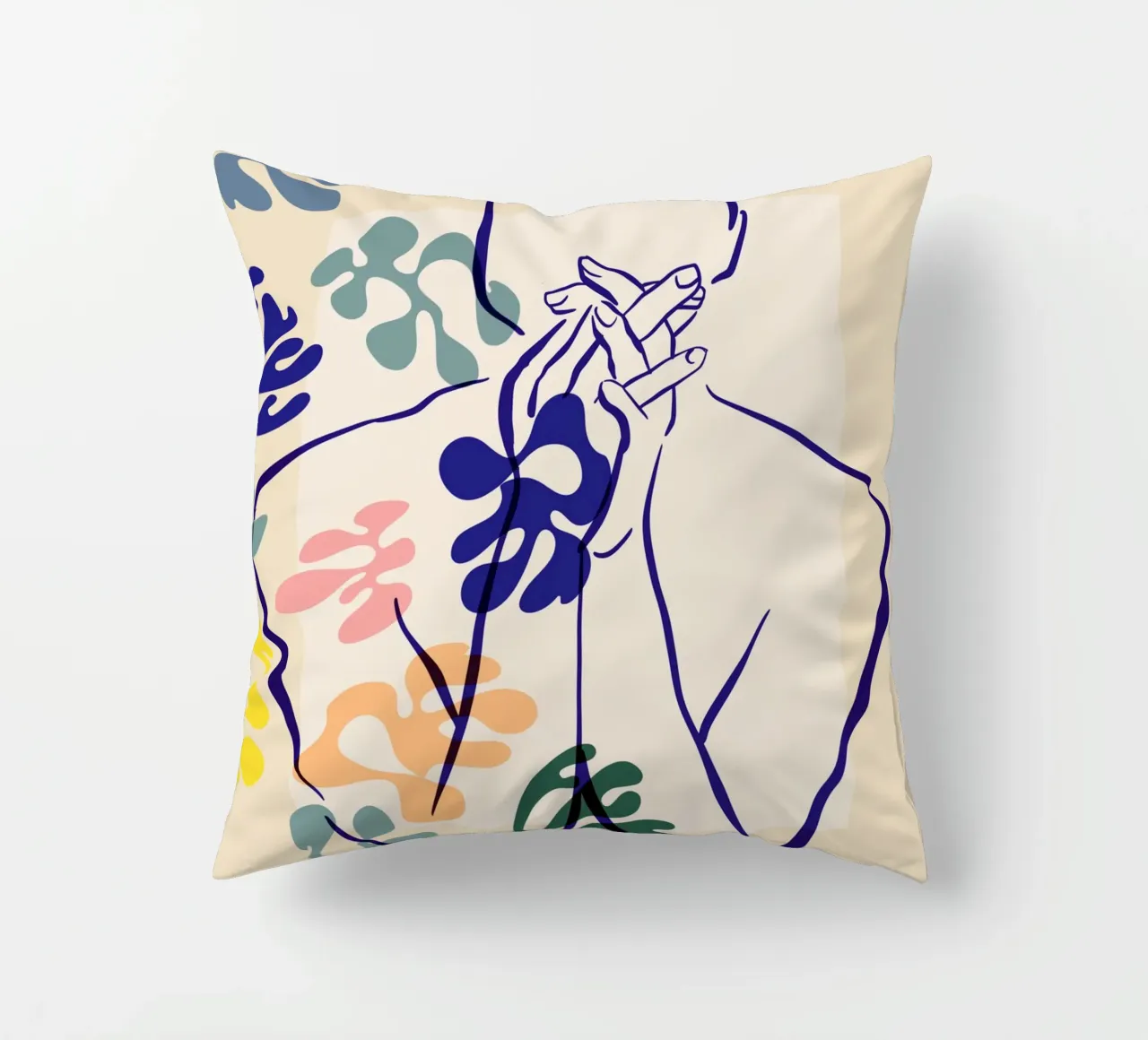 Figural Bloom No 01 cuscino da treechild