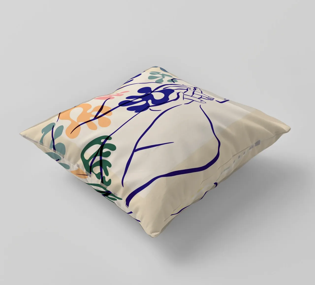 Figural Bloom No 01 cuscino da treechild