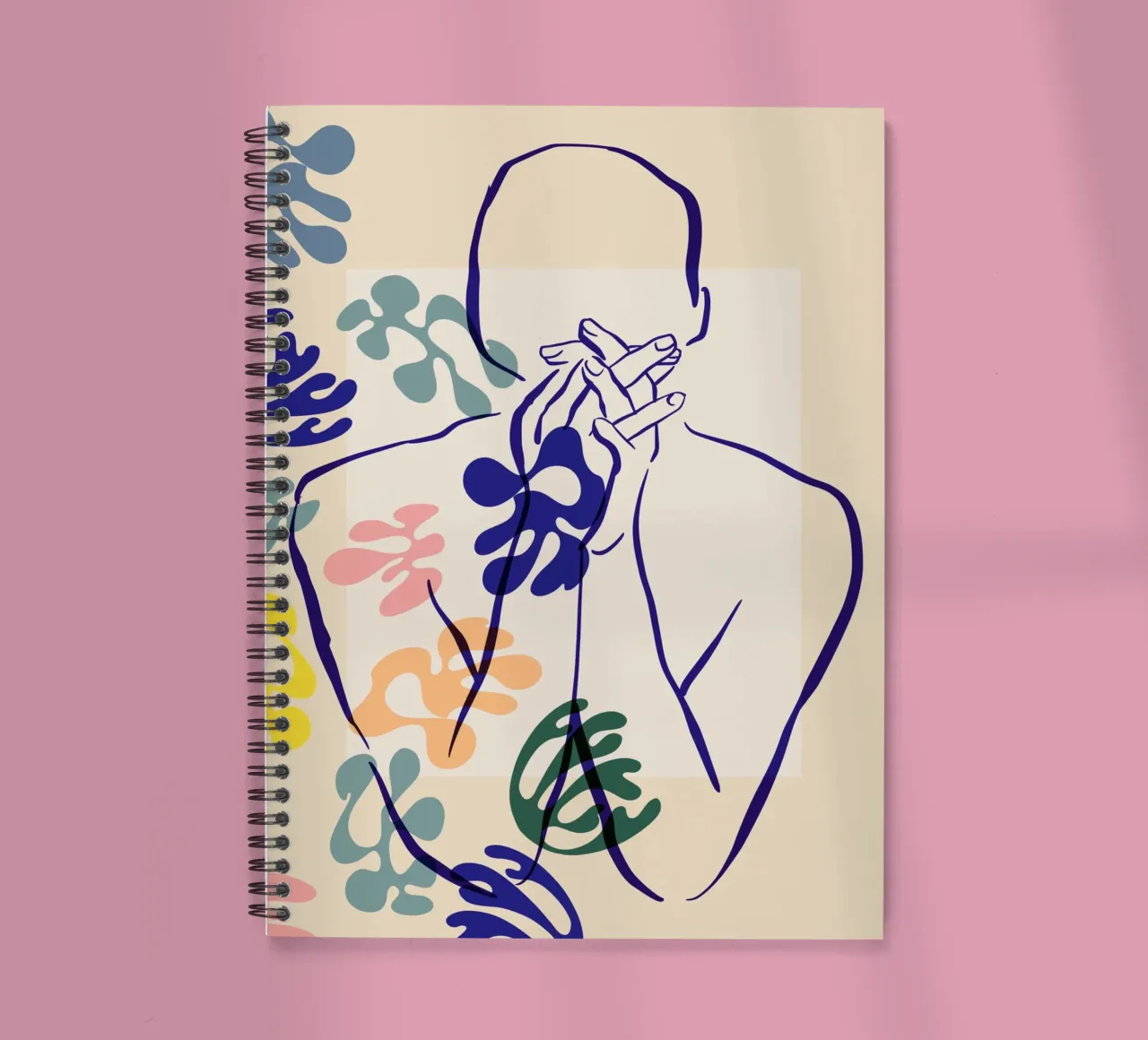 Figural Bloom No 01 spiral notebook by treechild