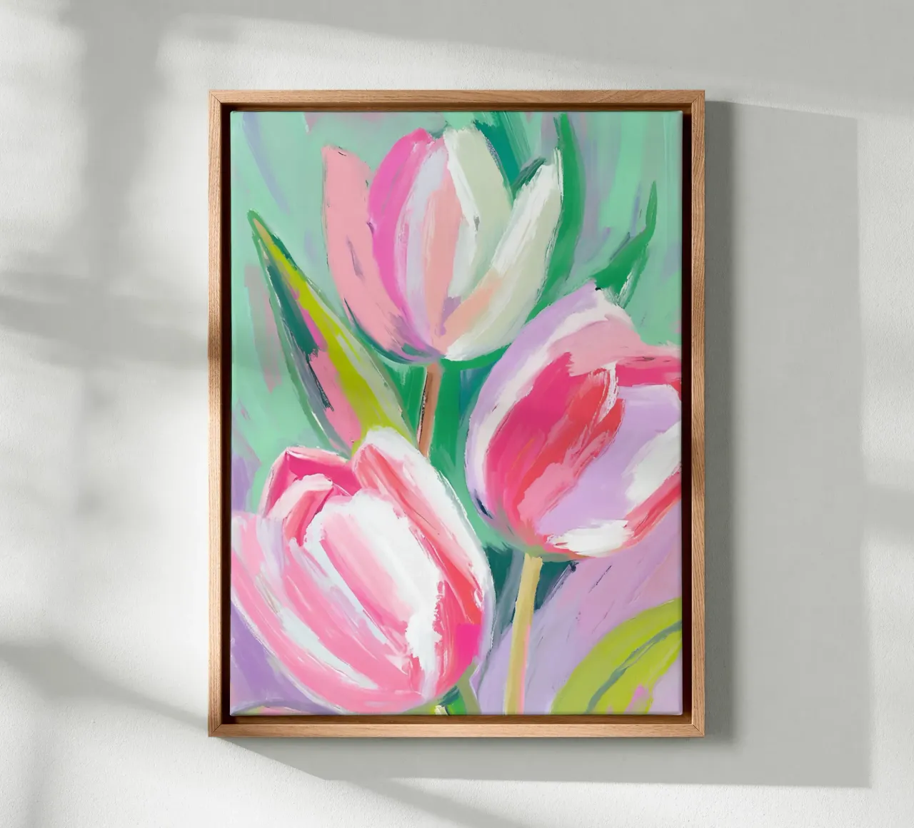 Drei Tulpen canvas by Ohkimiko
