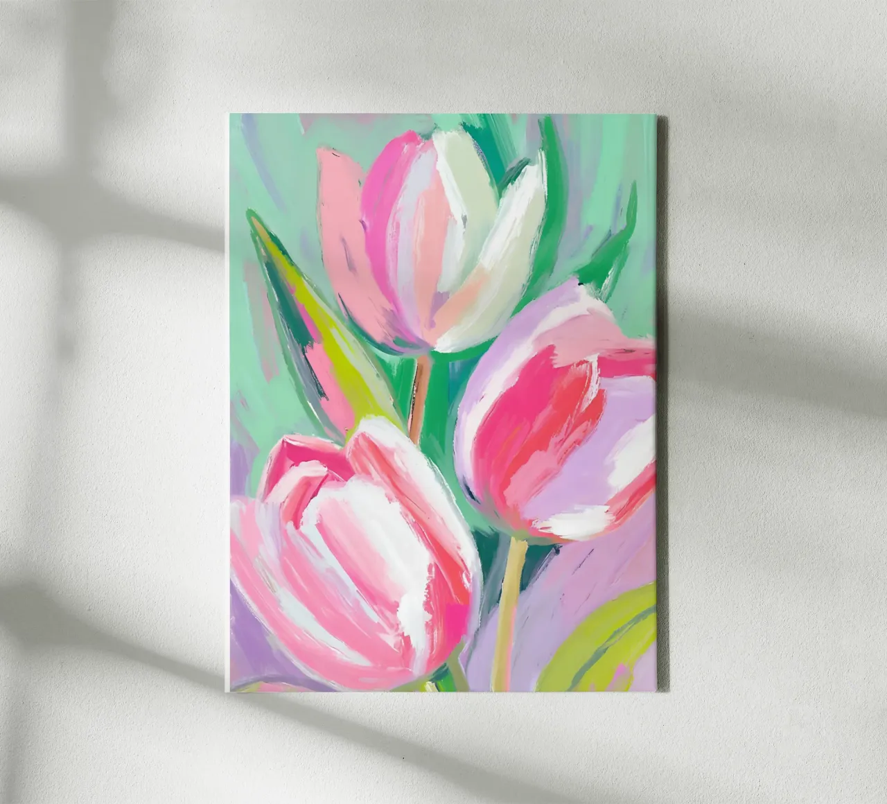 Drei Tulpen canvas by Ohkimiko