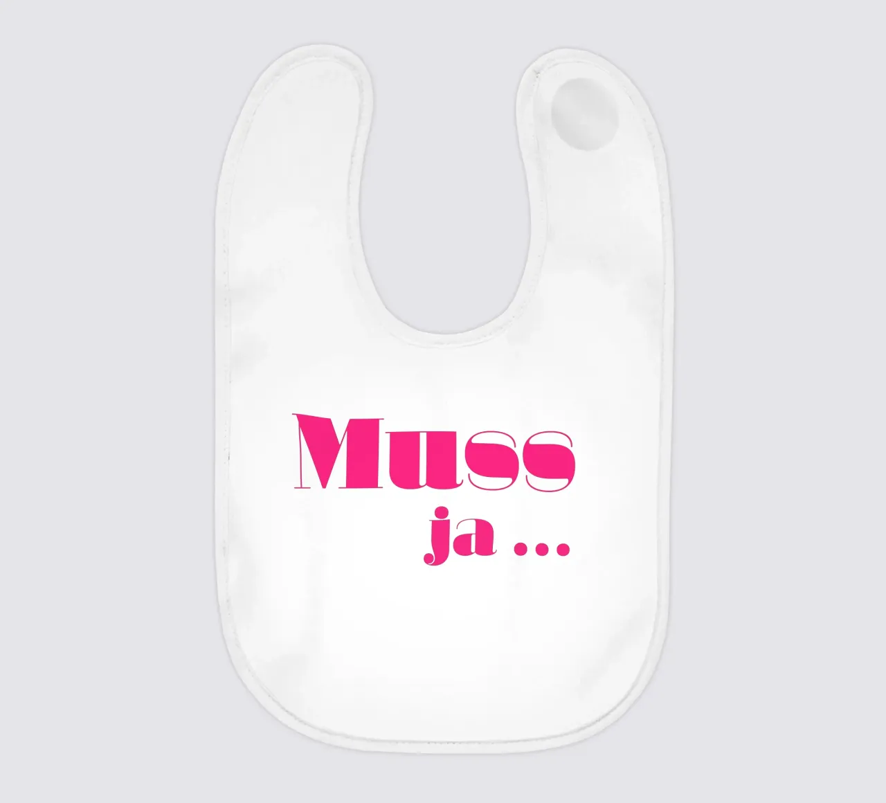 Muss ja … baby bib by Typehype
