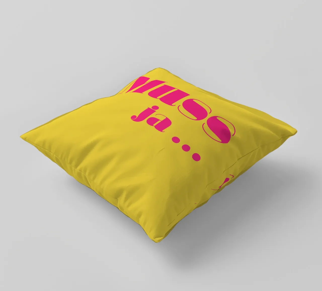 Muss ja … decorative cushion by Typehype