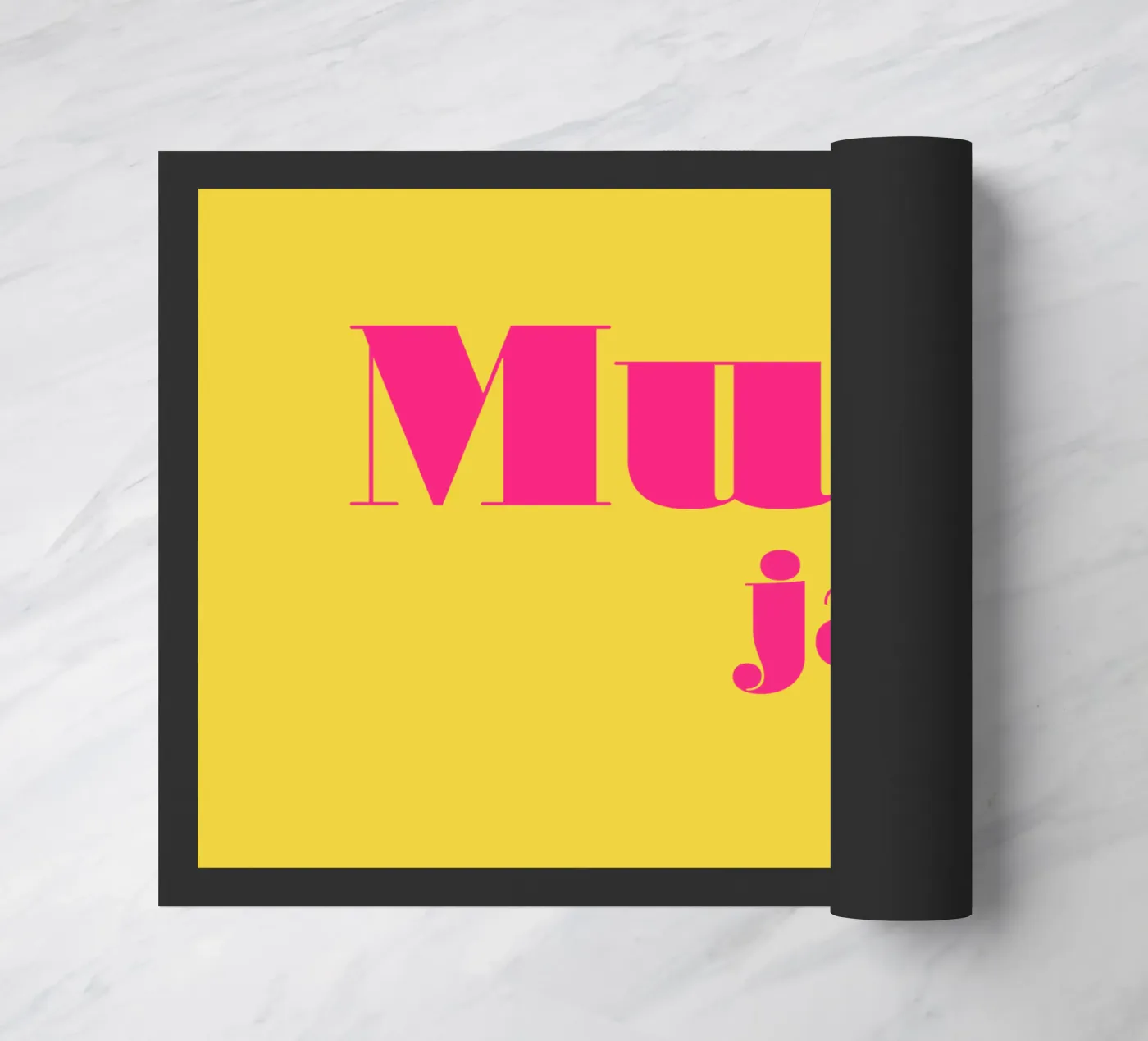 Muss ja … deurmat van Typehype