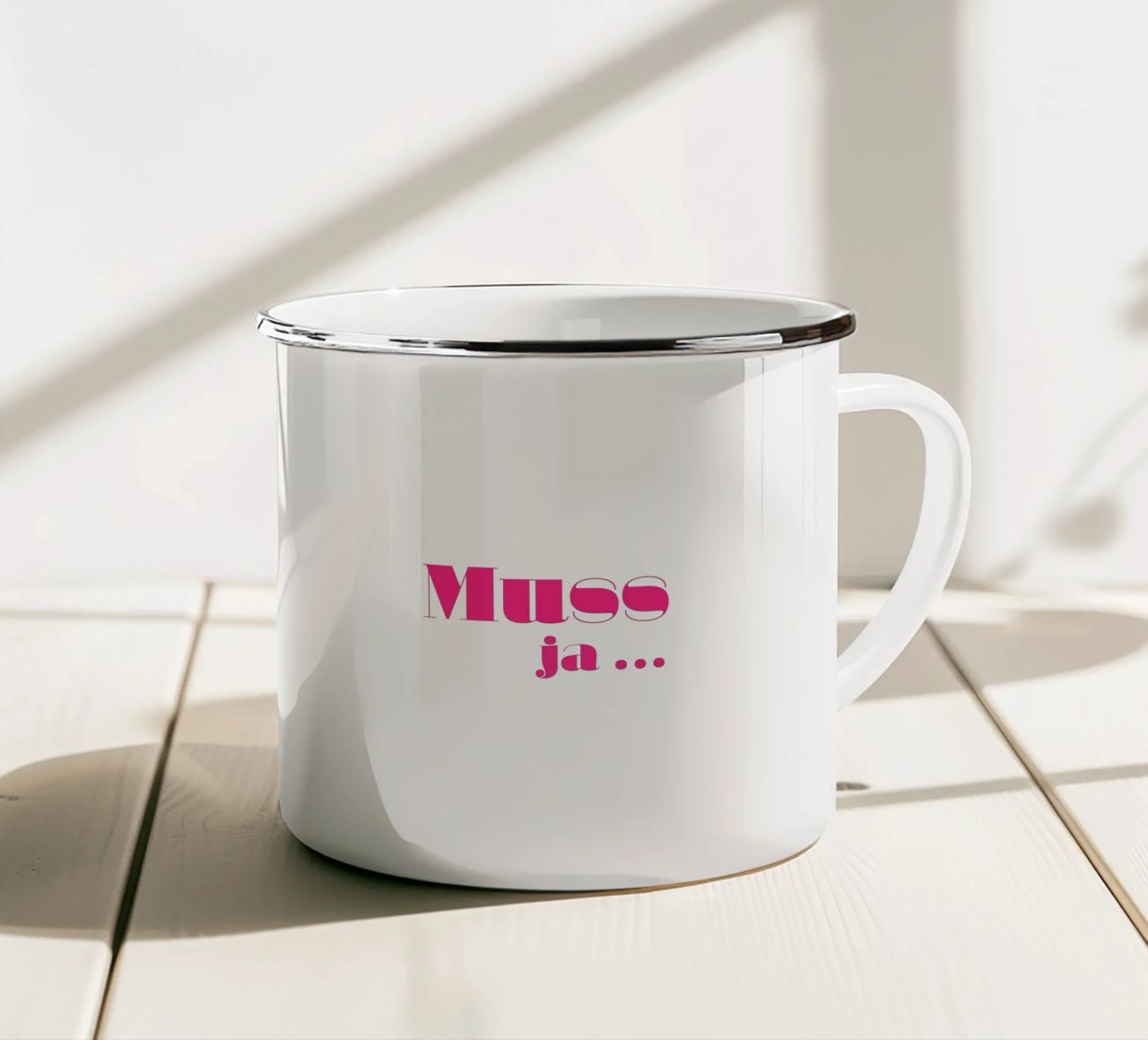Muss ja … tazza in smalto da Typehype