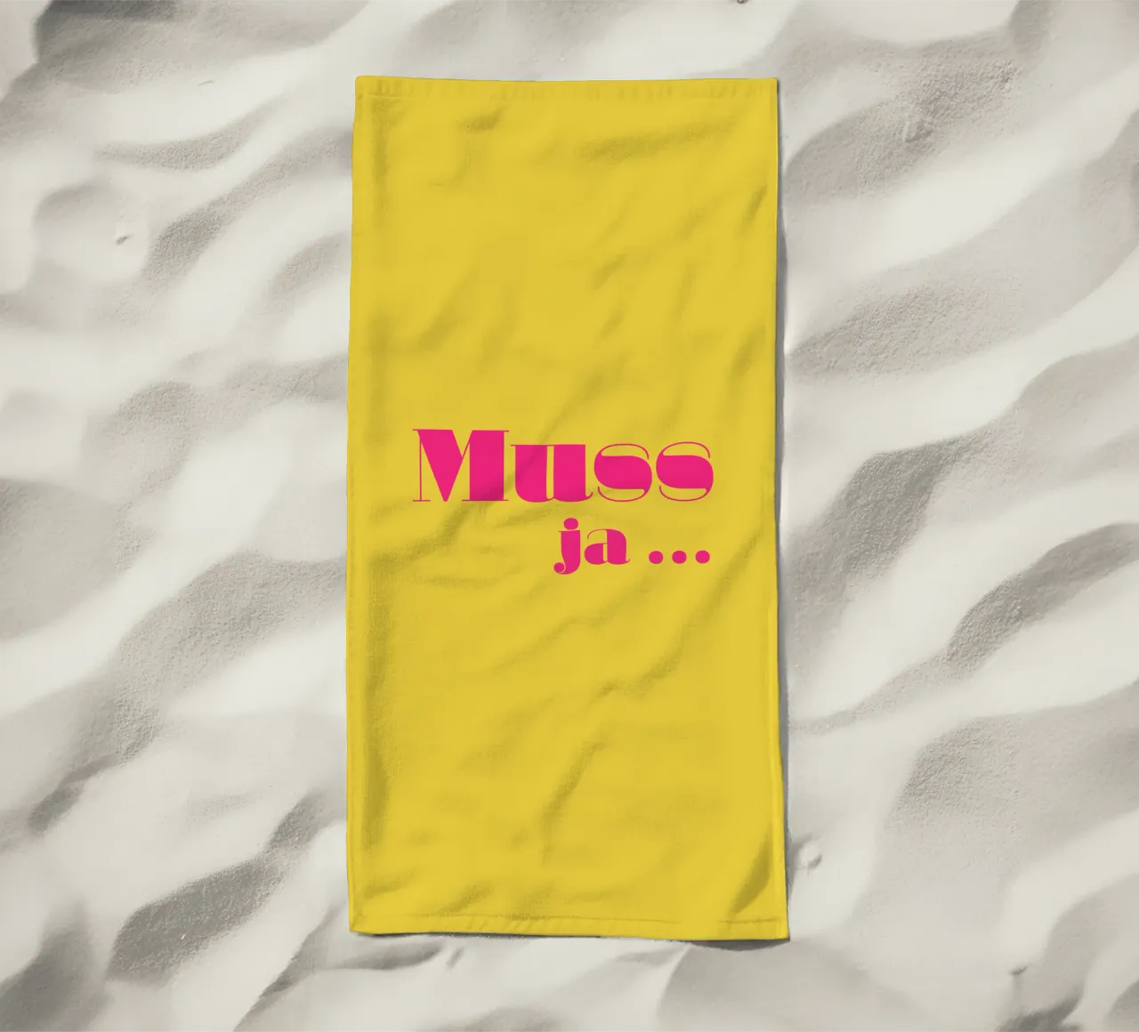 Muss ja … toalla de playa de Typehype