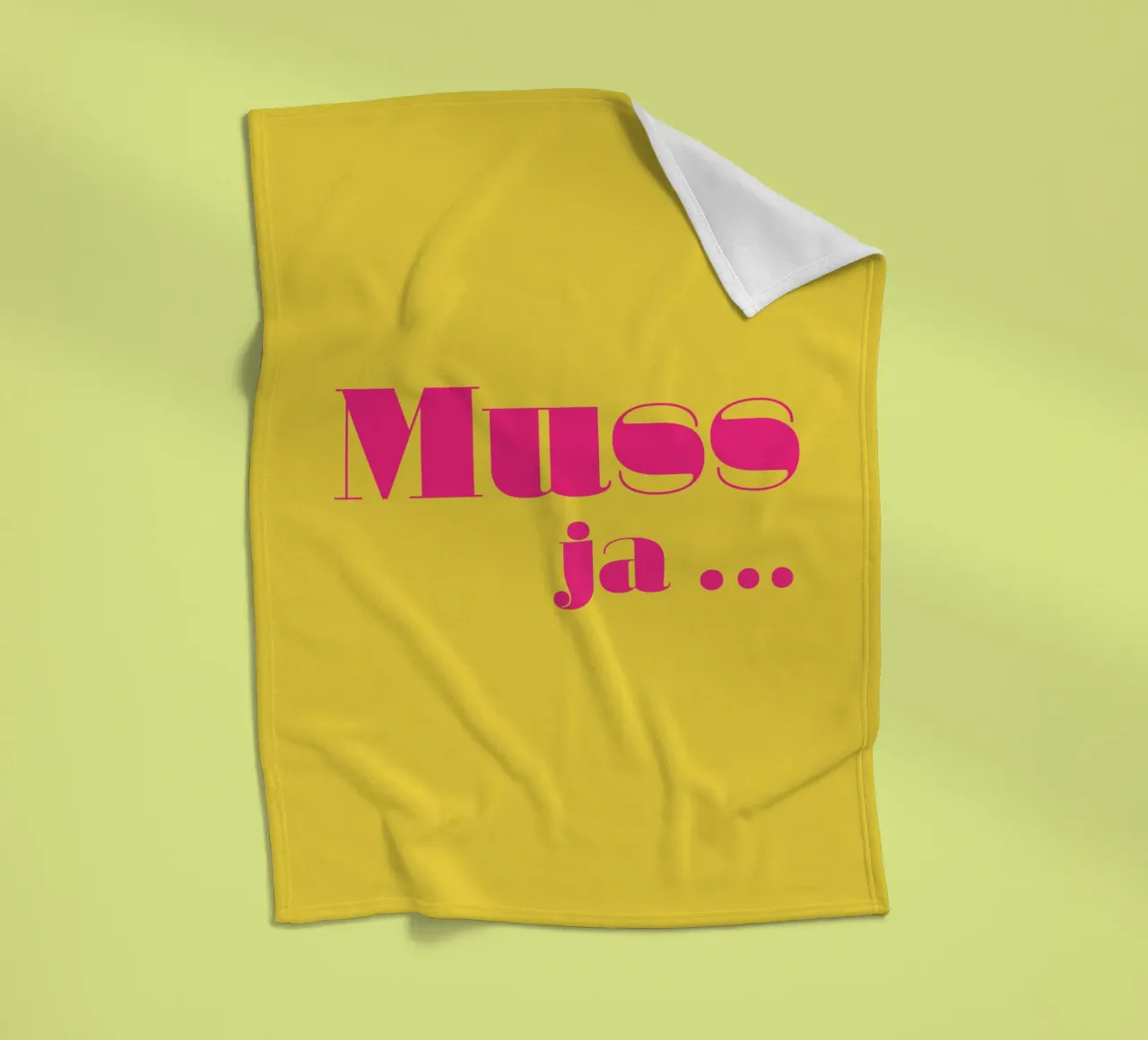 Muss ja … coperta in pile da Typehype